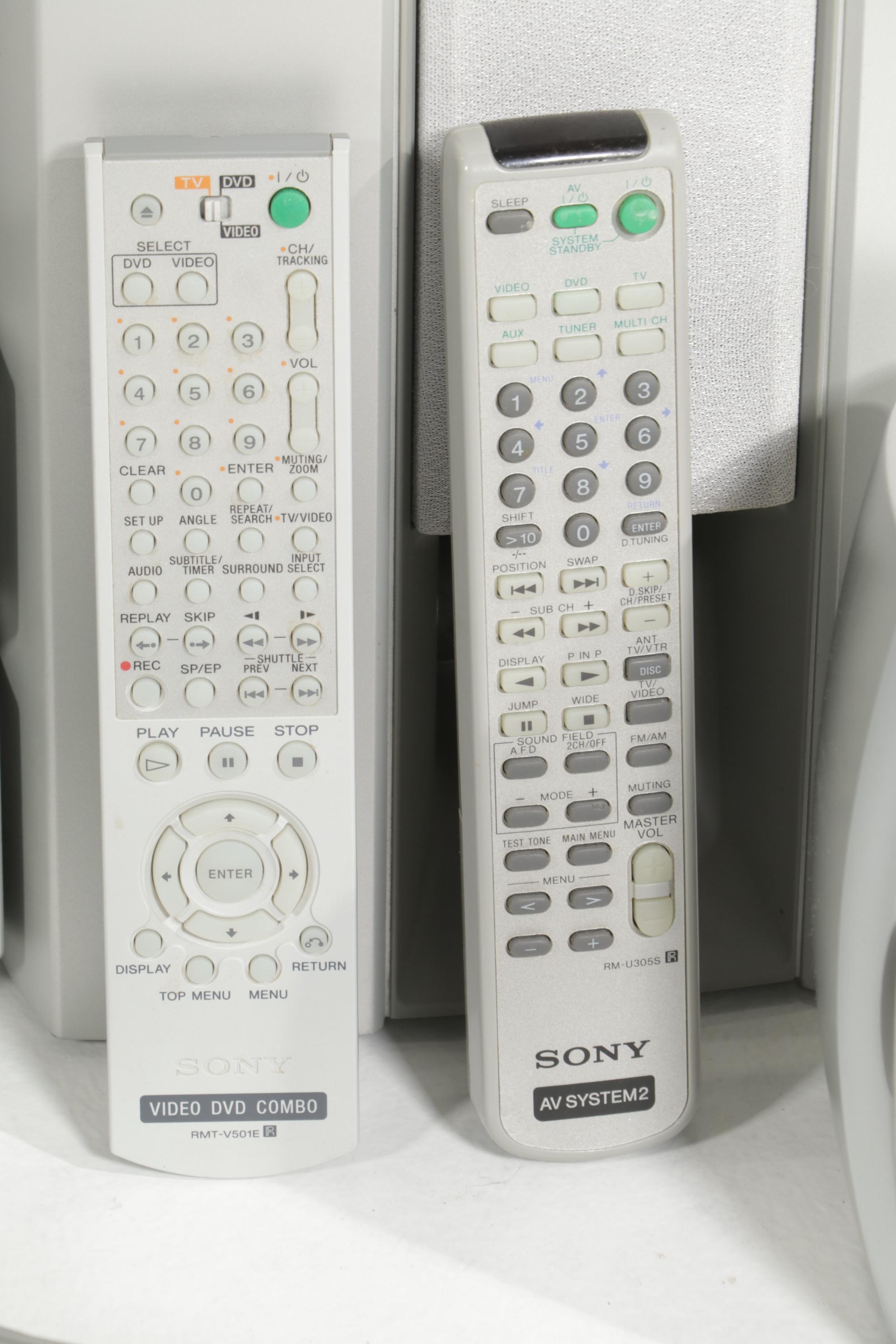 Sony Audio Video Receiver, DVD Player and Micro Satellite Speaker System