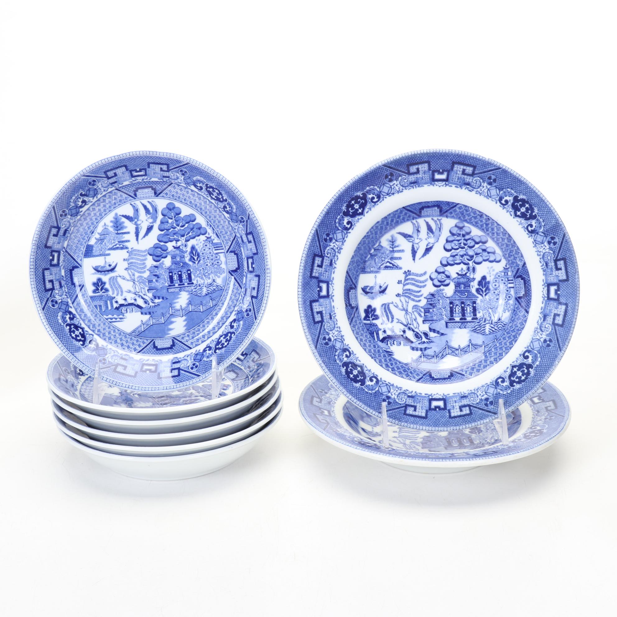Buffalo China "Blue Willow" Dinnerware