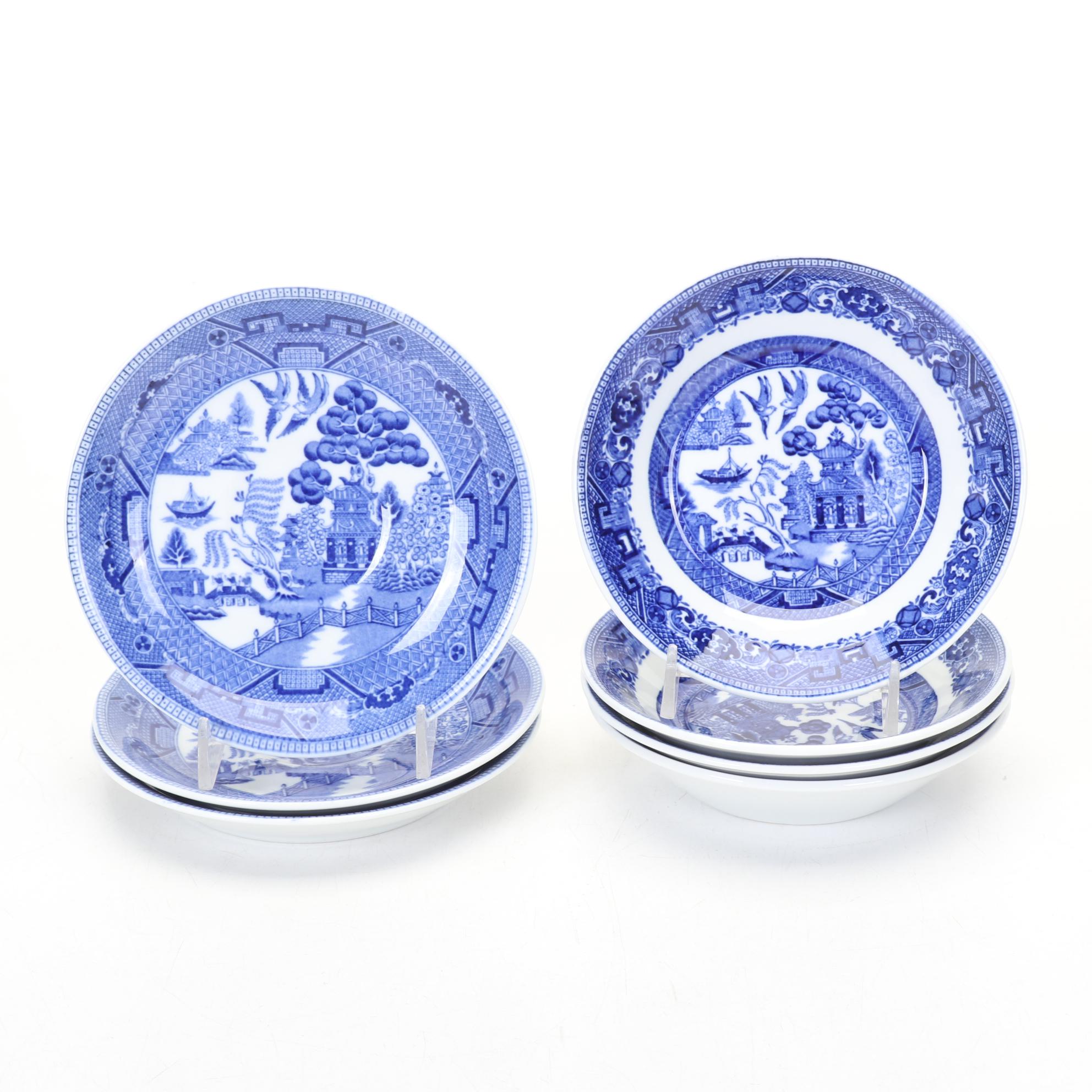 Buffalo China "Blue Willow" Dinnerware