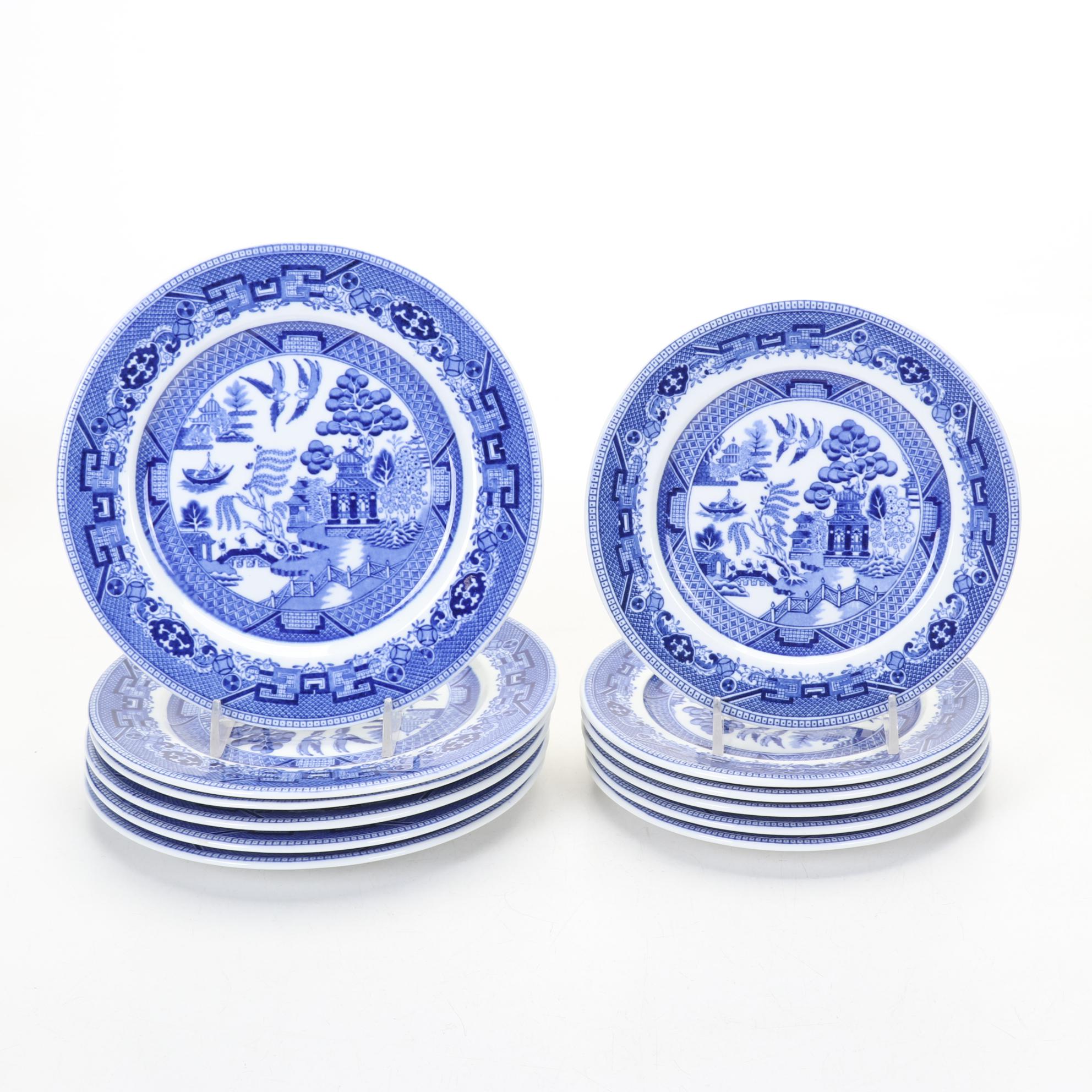 Buffalo China "Blue Willow" Dinnerware