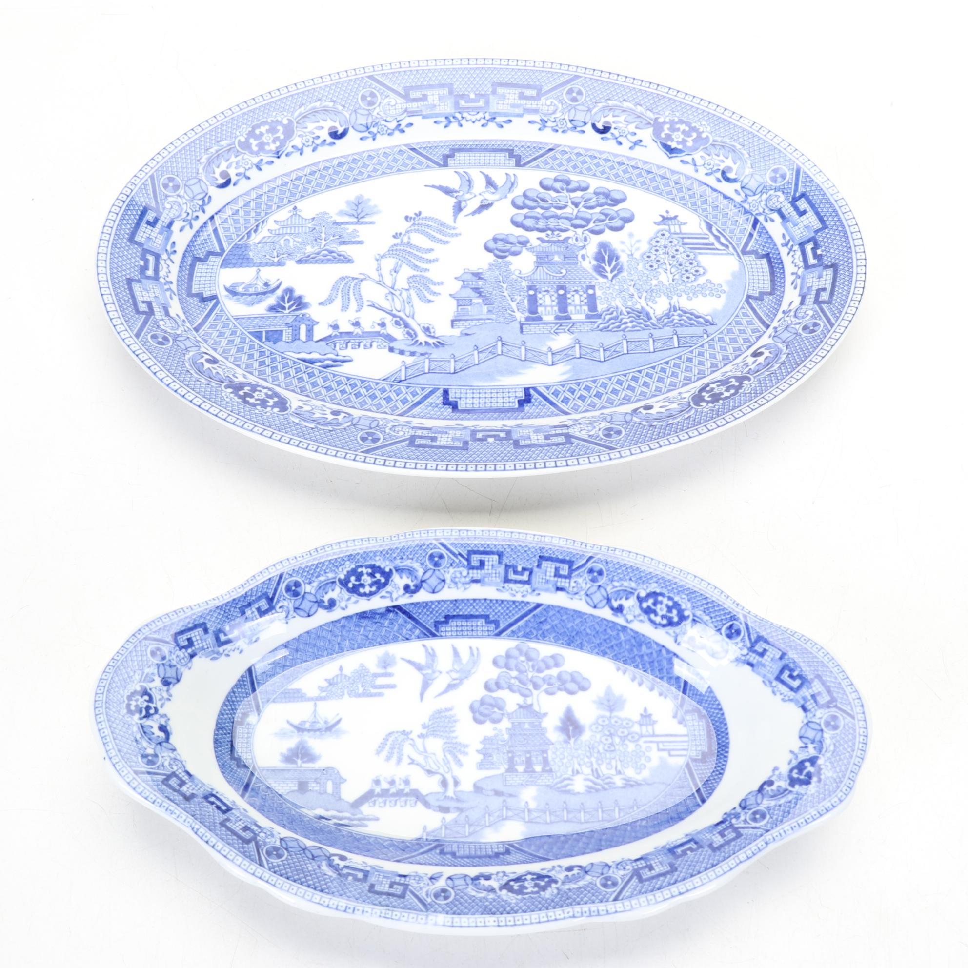 Buffalo China "Blue Willow" Dinnerware
