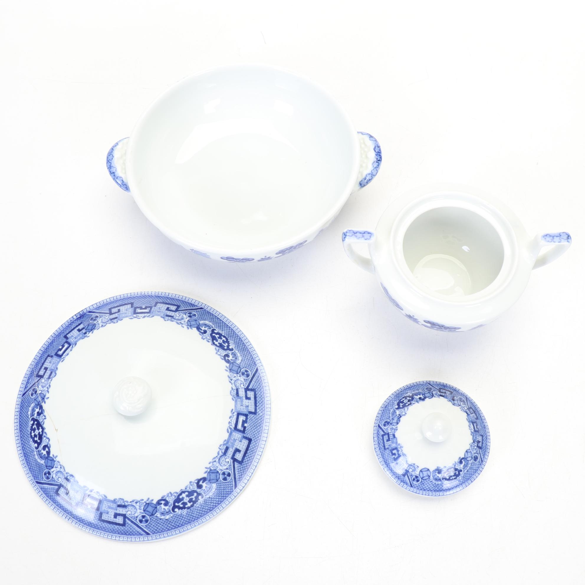 Buffalo China "Blue Willow" Dinnerware