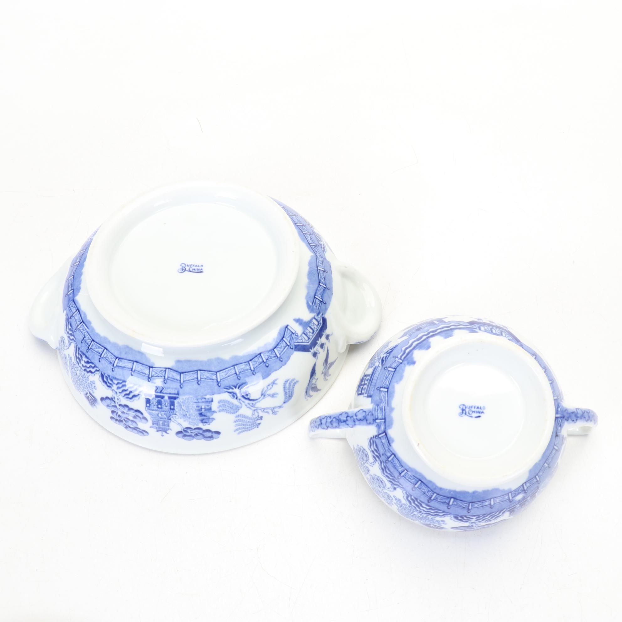 Buffalo China "Blue Willow" Dinnerware