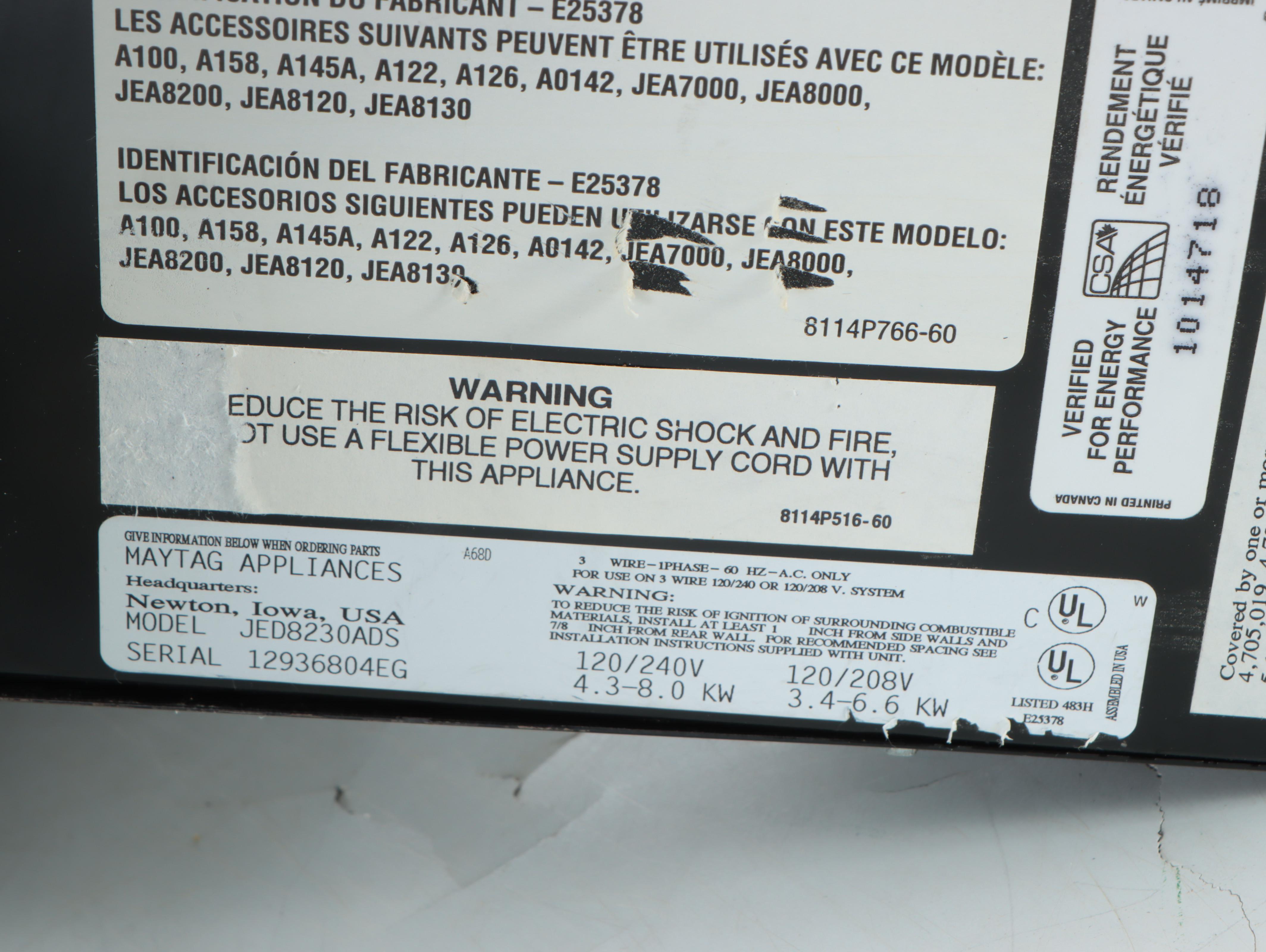 Jenn-Air JED8230ADS Stainless Steel Downdraft Cooktop