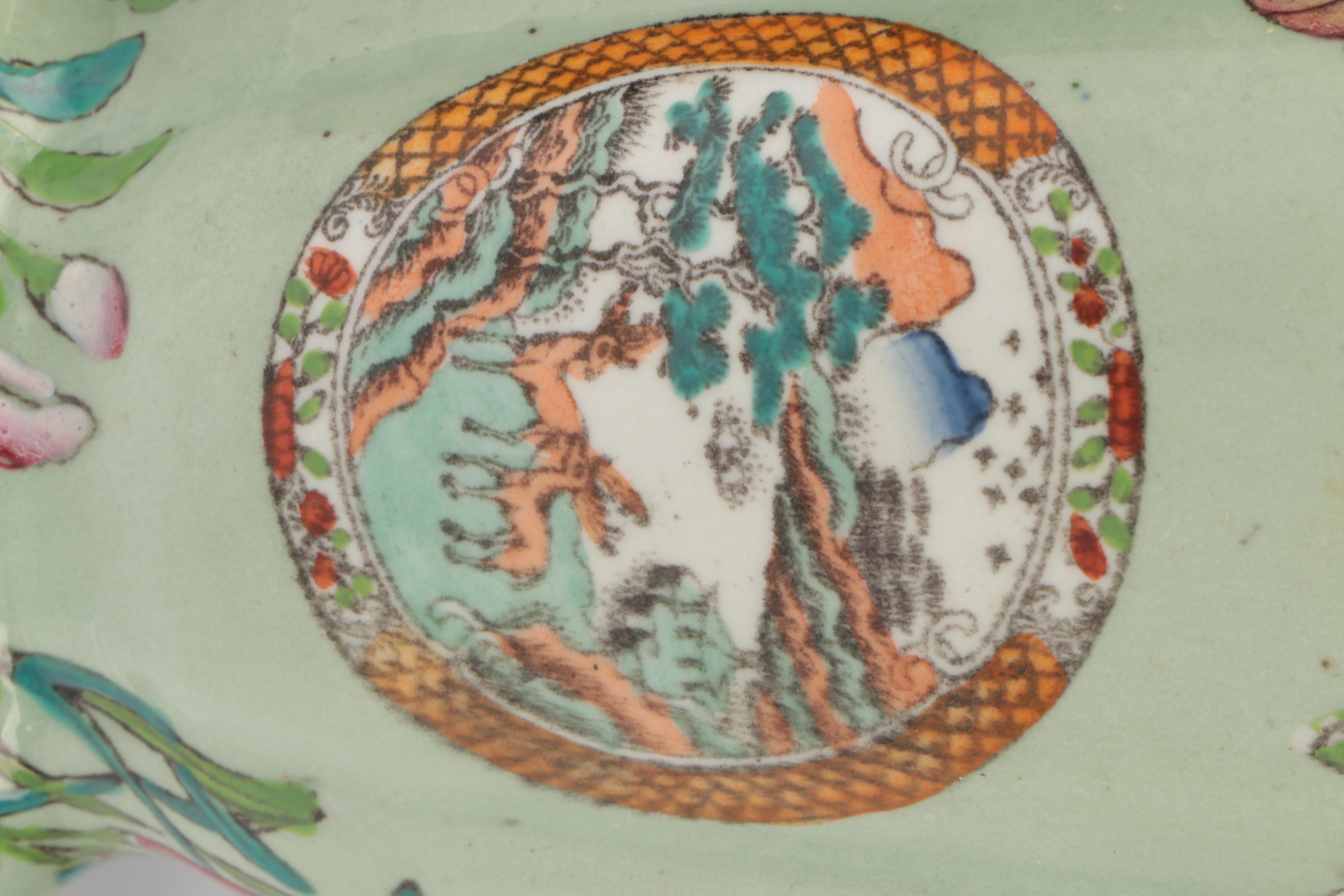 Chinese Celadon Ground Lidded Porcelain Vases with Guardian Lion Finials