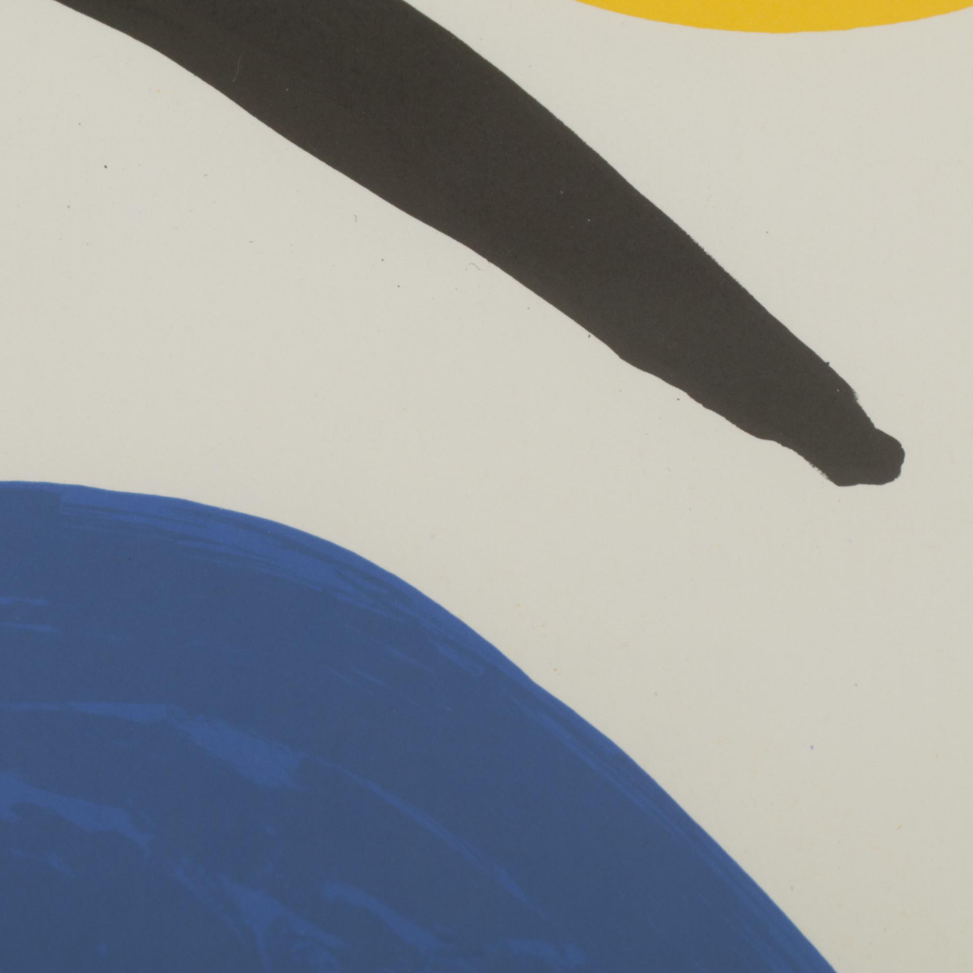 Alexander Calder Double-Page Color Lithograph for "Derrière le Miroir," 1968