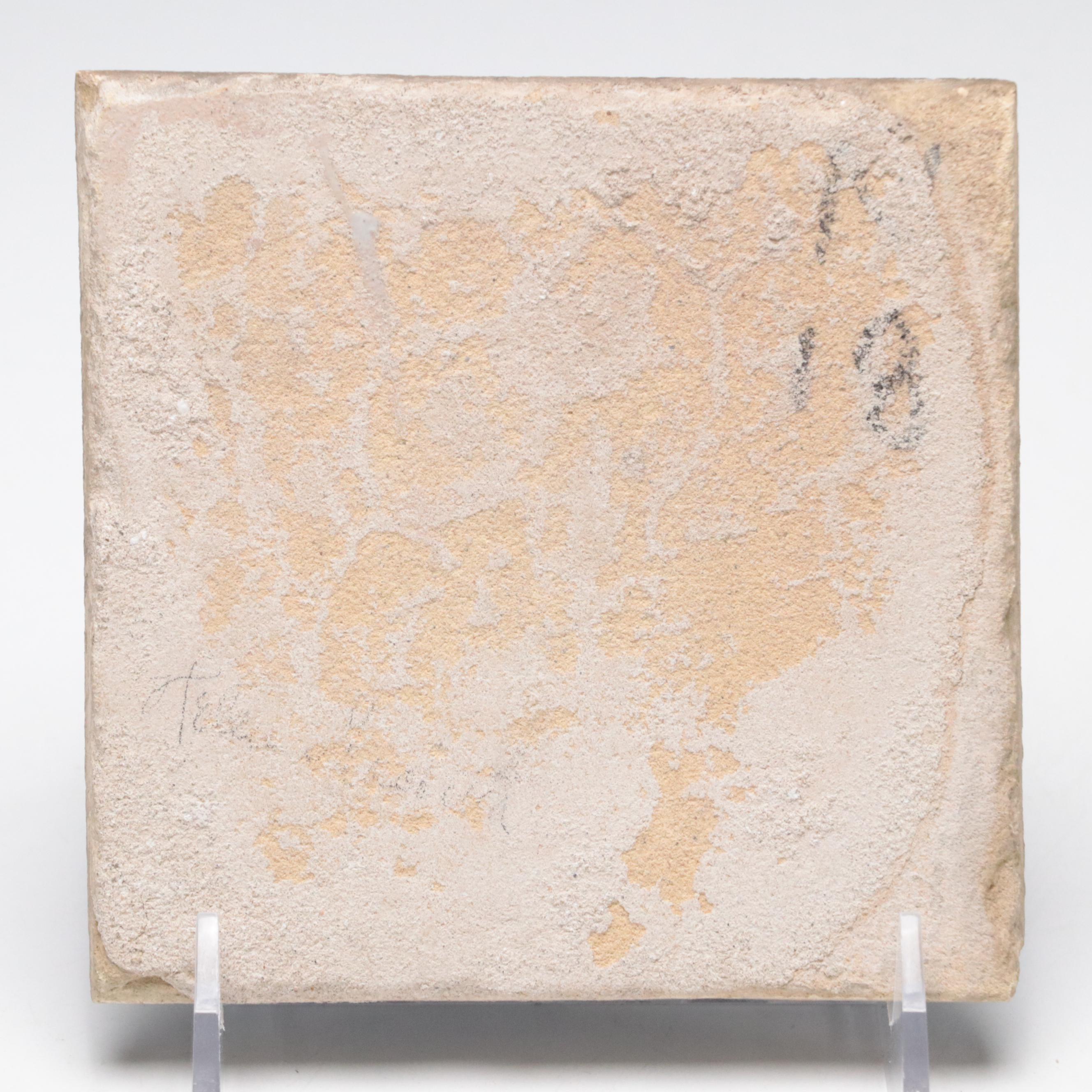 Jesus Turning Water into Wine with Other Dutch Blue and English Red Delft Tiles