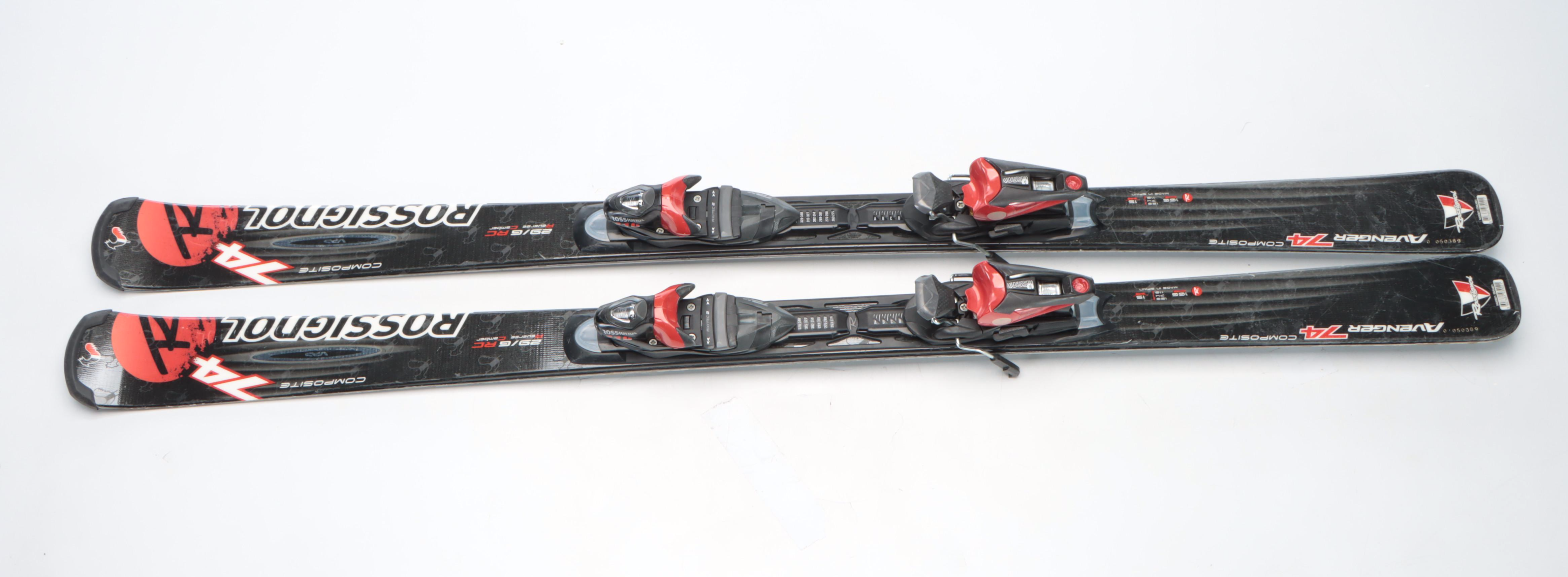Rossignol Avenger 74 Composite Skis with Poles and Travel Bag