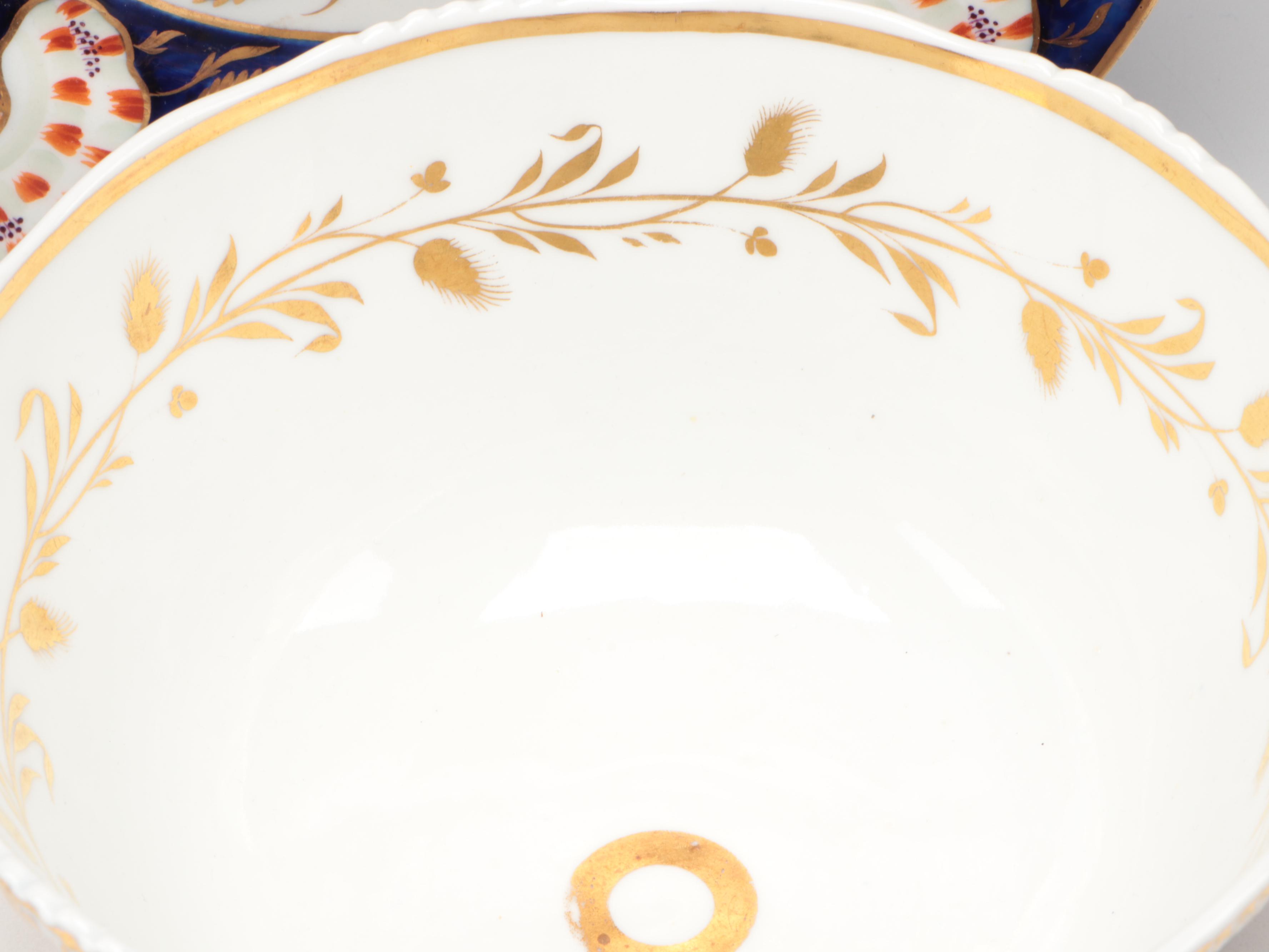 Minton Georgian Coffee Cup with Other English Porcelain Tableware
