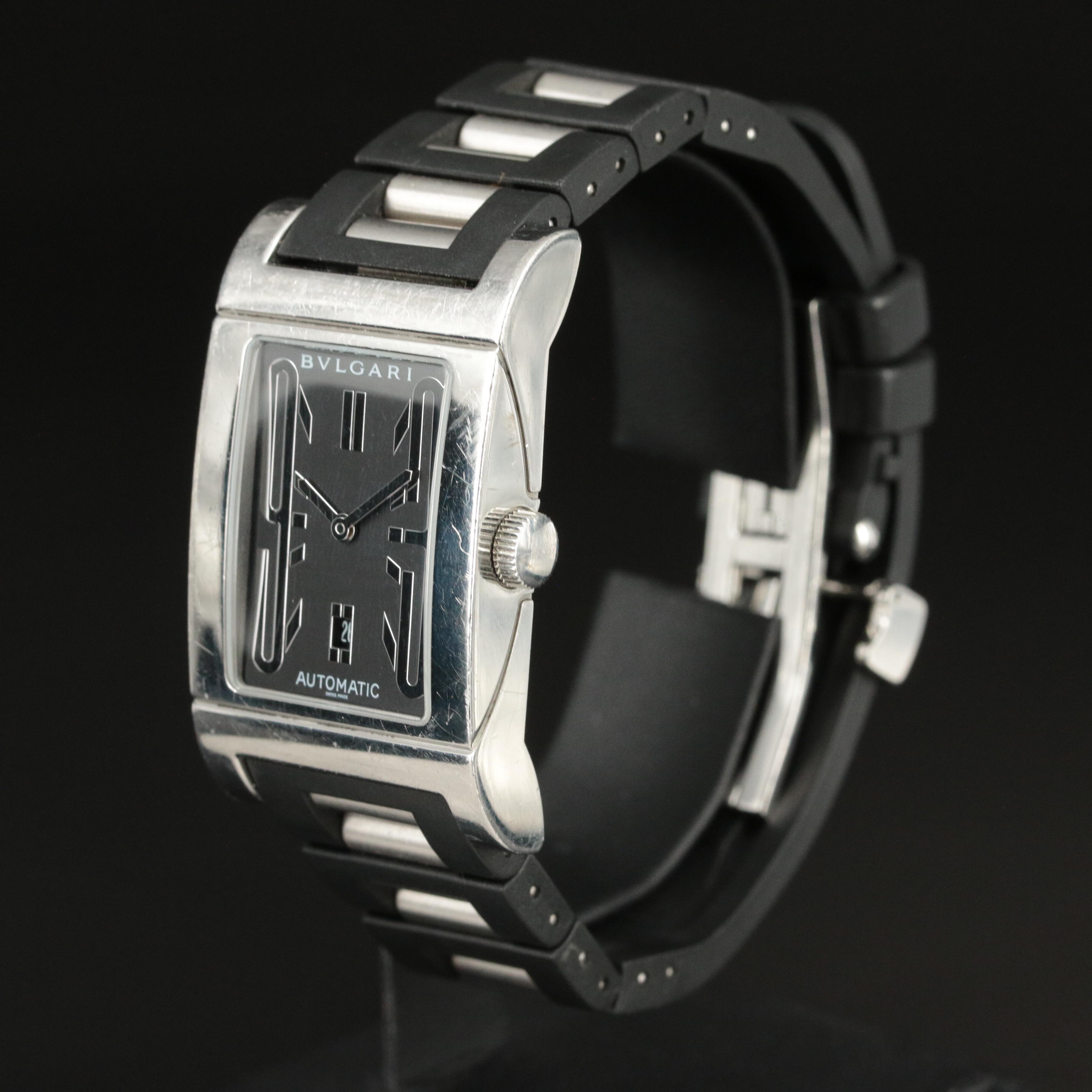 BVLGARI Rettangolo Stainless Steel Automatic Watch