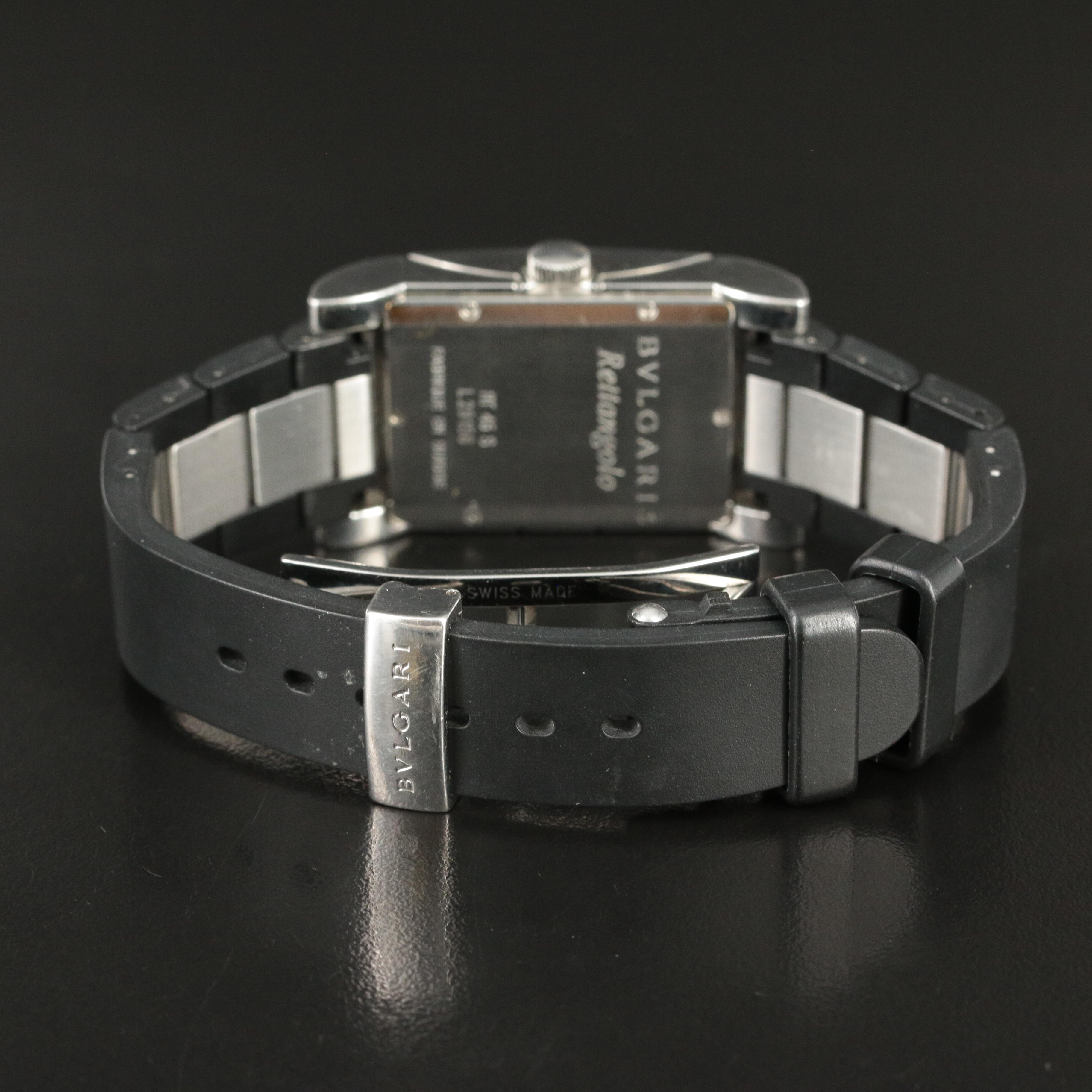 BVLGARI Rettangolo Stainless Steel Automatic Watch