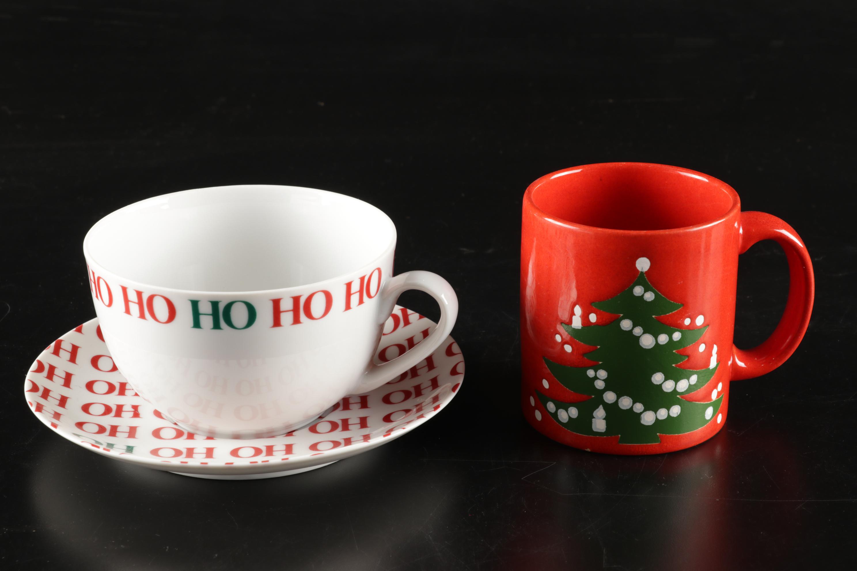 Christmas Platters, Mugs, and Cookie Cutters
