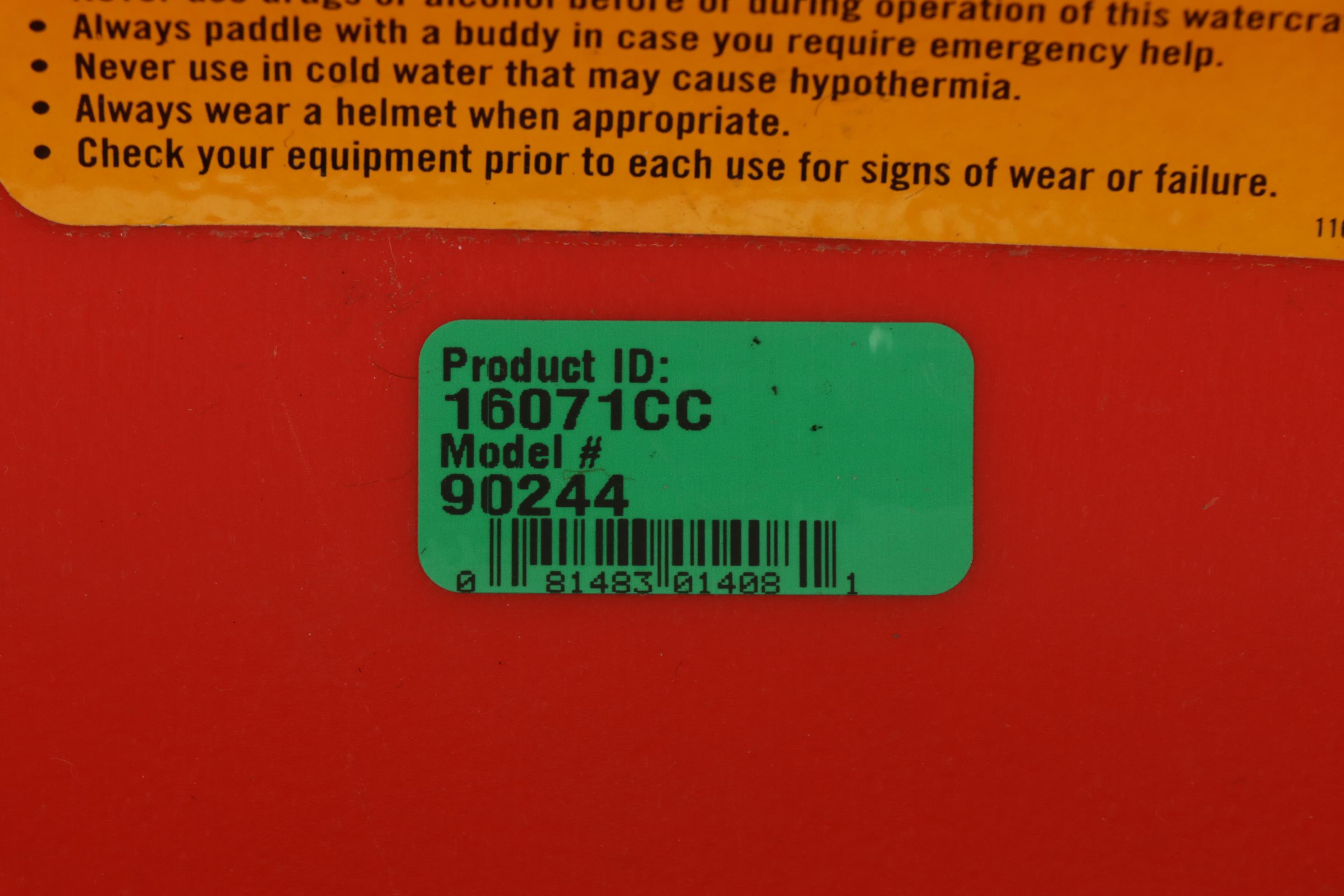 Emotion Spitfire 8 One-Person Sit-on-Top HDPE Kayak and CavPro Paddle