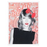 Death NYC Pop Art Graphic Print of Taylor Swift x Hermès, 2022
