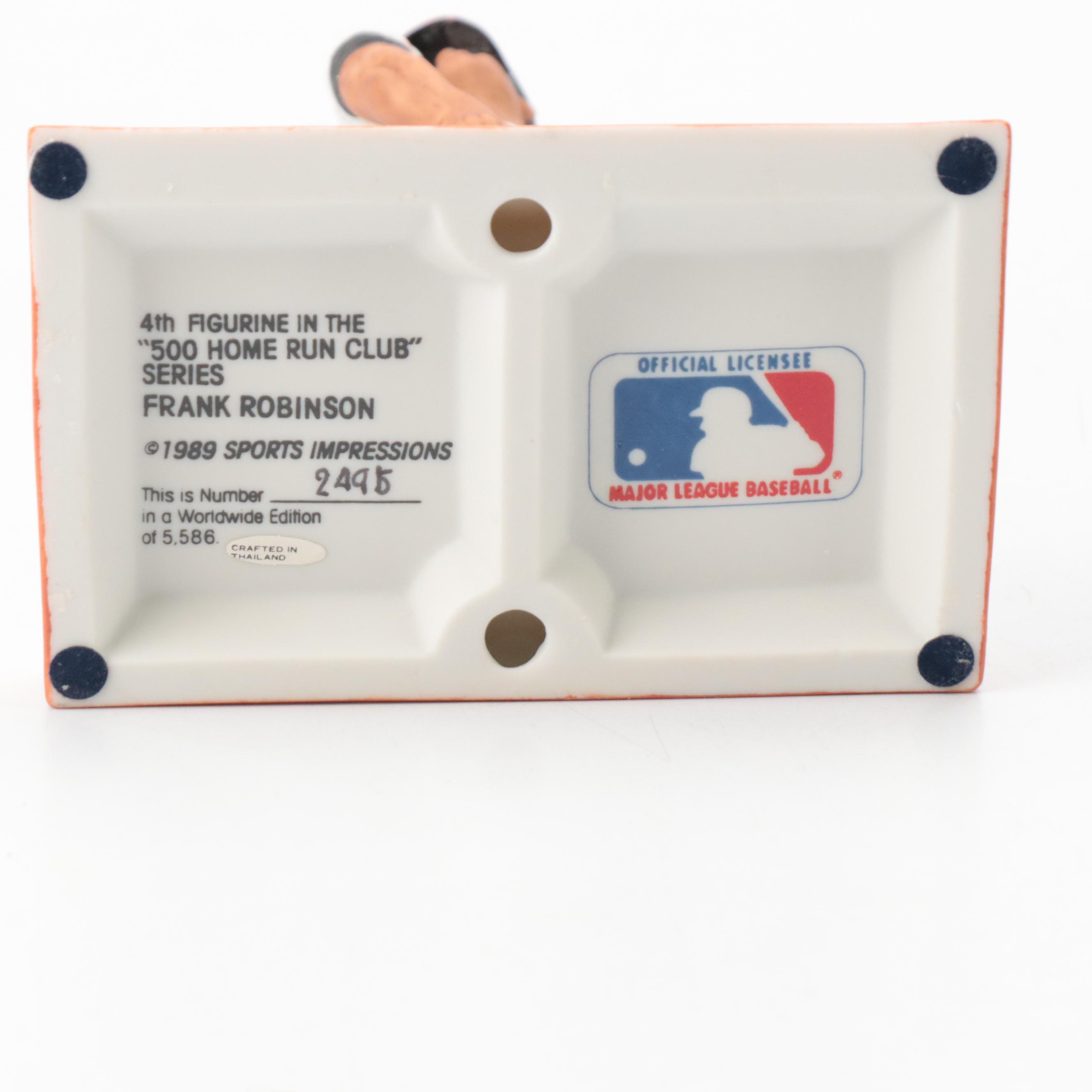 Brooks Robinson Signed Salvino Figurine with Jim Palmer Signed Card and More