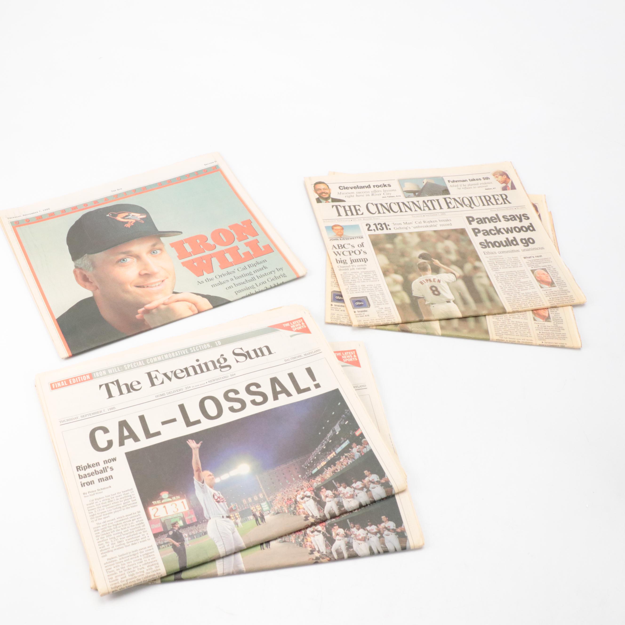 Brooks Robinson Signed Salvino Figurine with Jim Palmer Signed Card and More