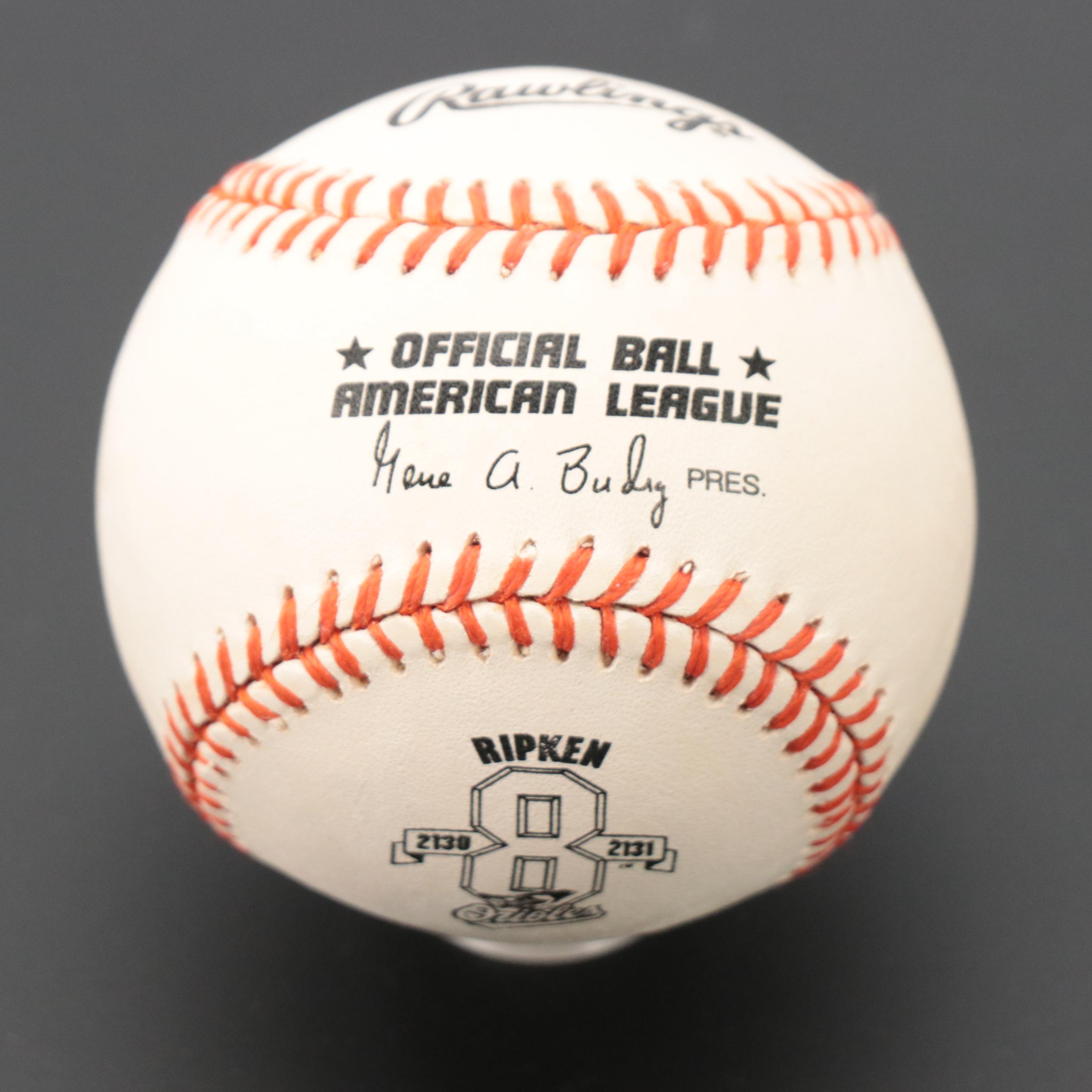 Brooks Robinson Signed Salvino Figurine with Jim Palmer Signed Card and More