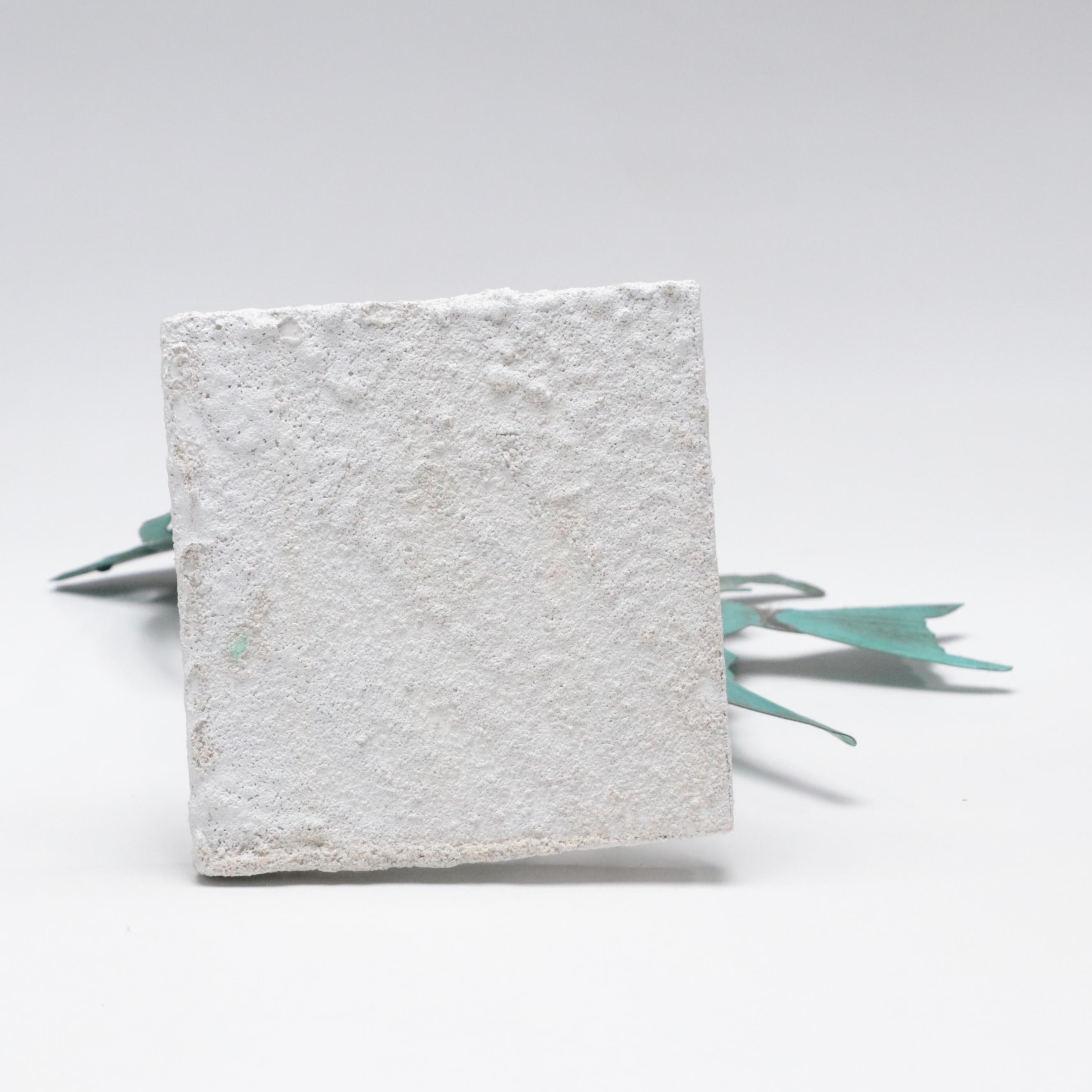 Welded Metal Fish Candle Holders, Coral Arrangement, Shell & Coral Specimens