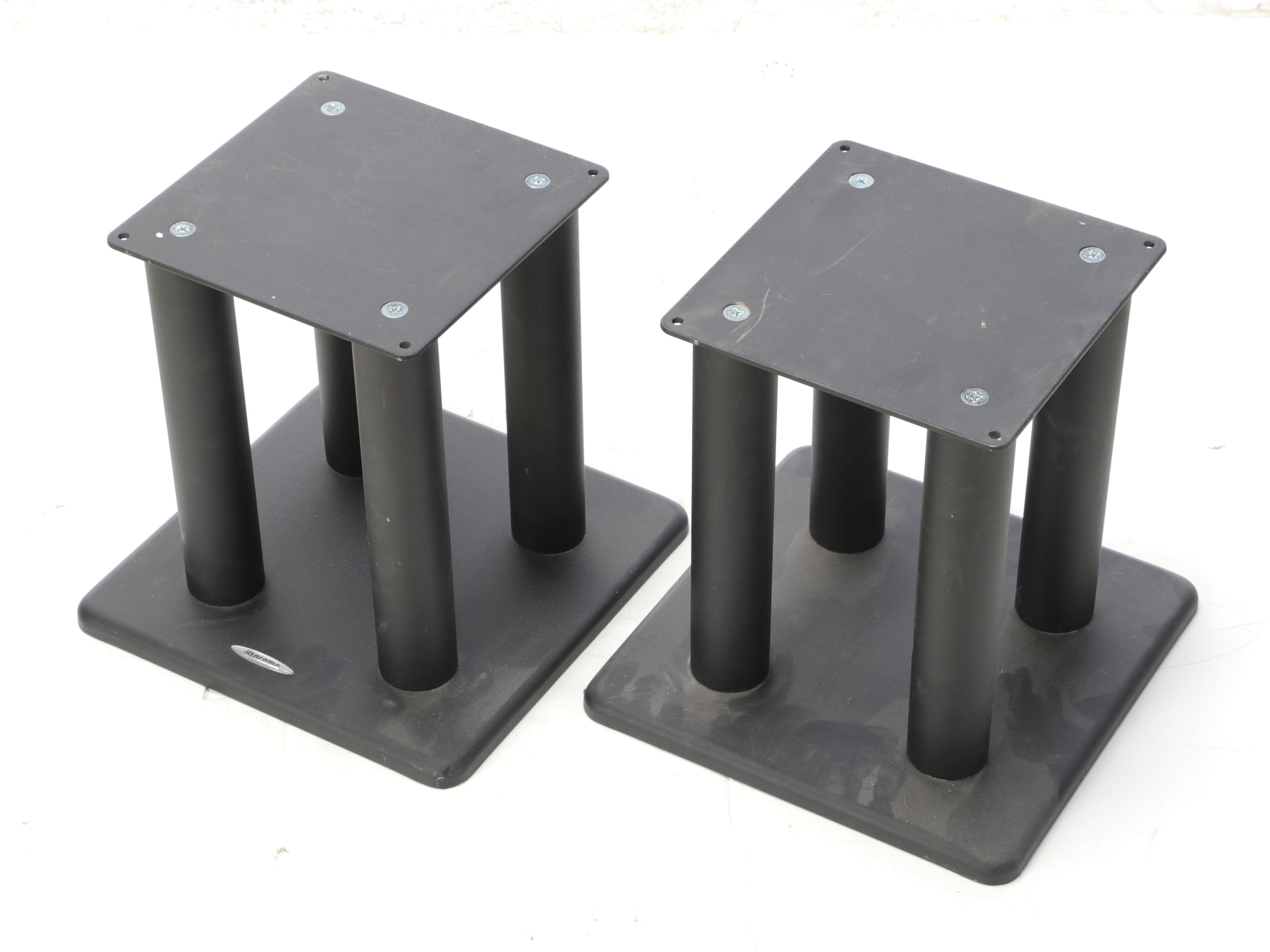 B&W DM 640 Home Theater Speakers with Atacama Stands