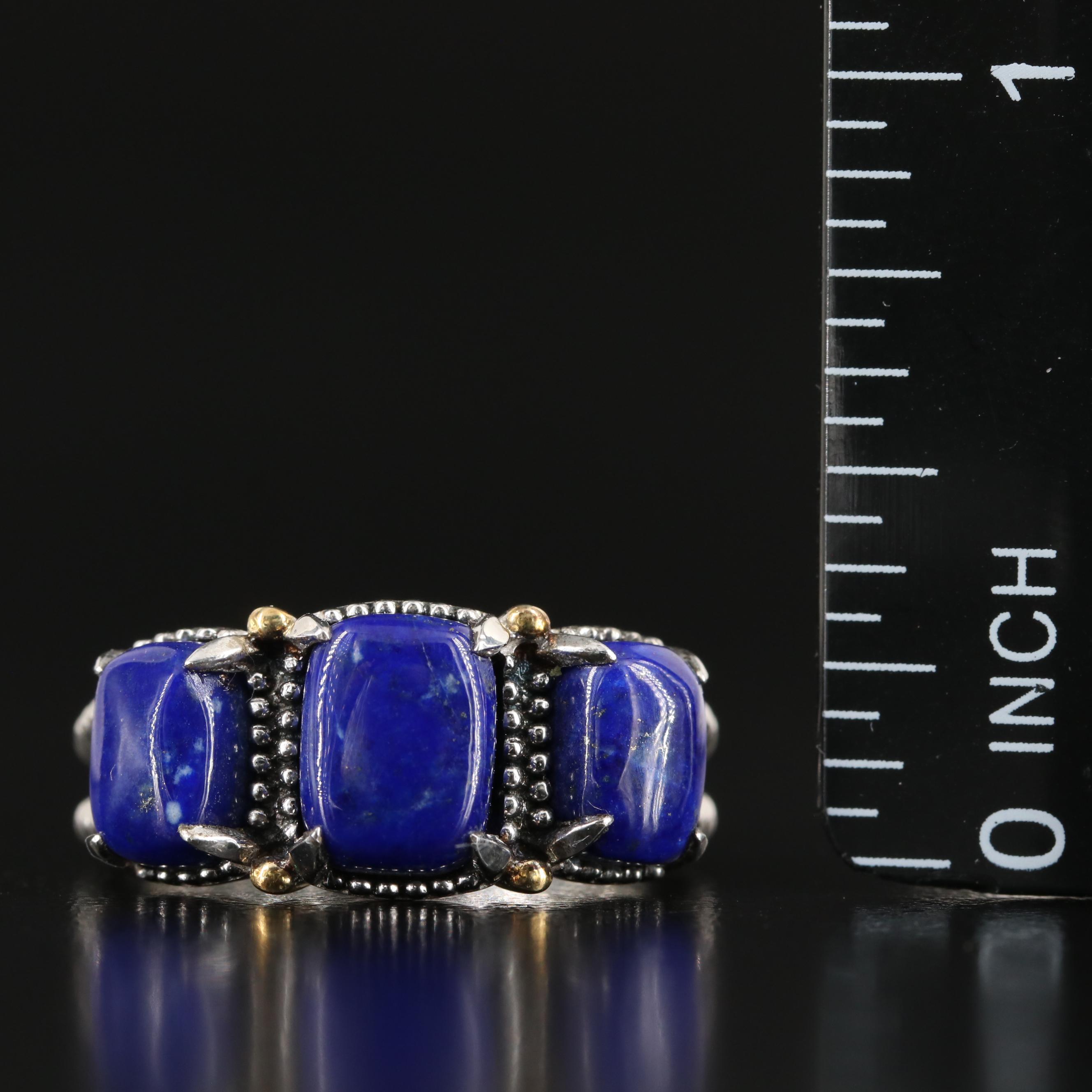 Sterling Lapis Lazuli Ring