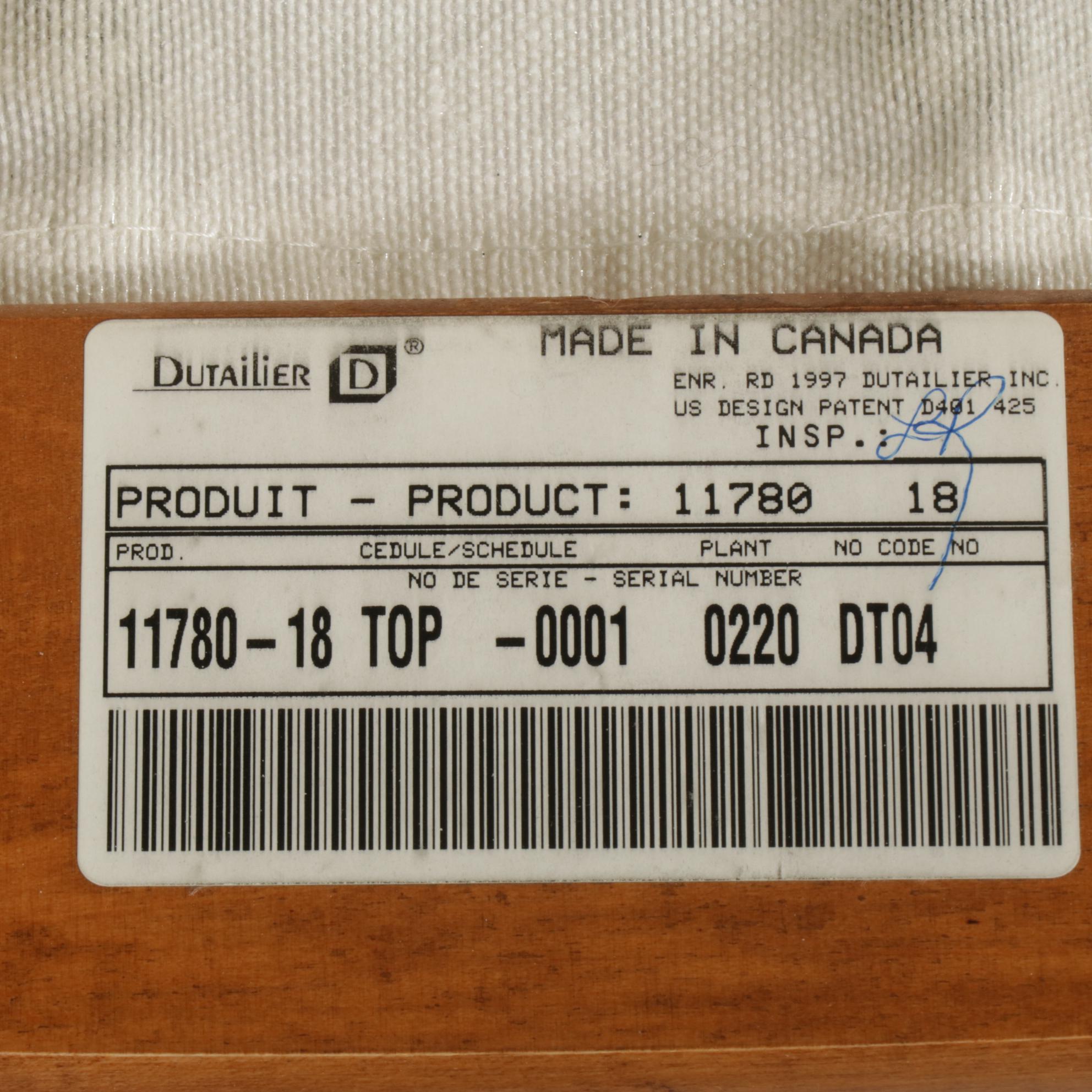 Dutalier Maple Glider-Rocker and Ottoman with Cushions