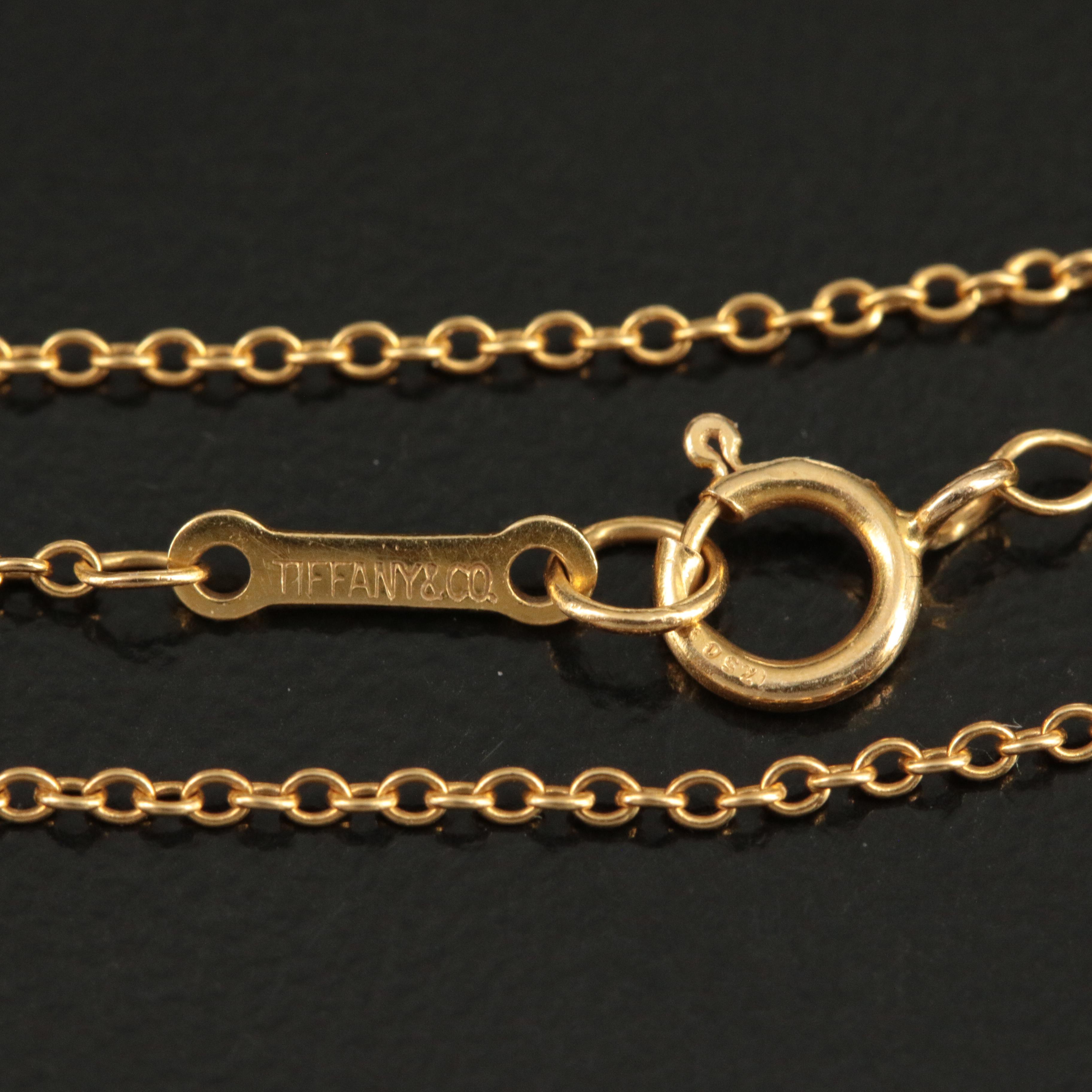Elsa Peretti for Tiffany & Co. 18K Bean Necklace