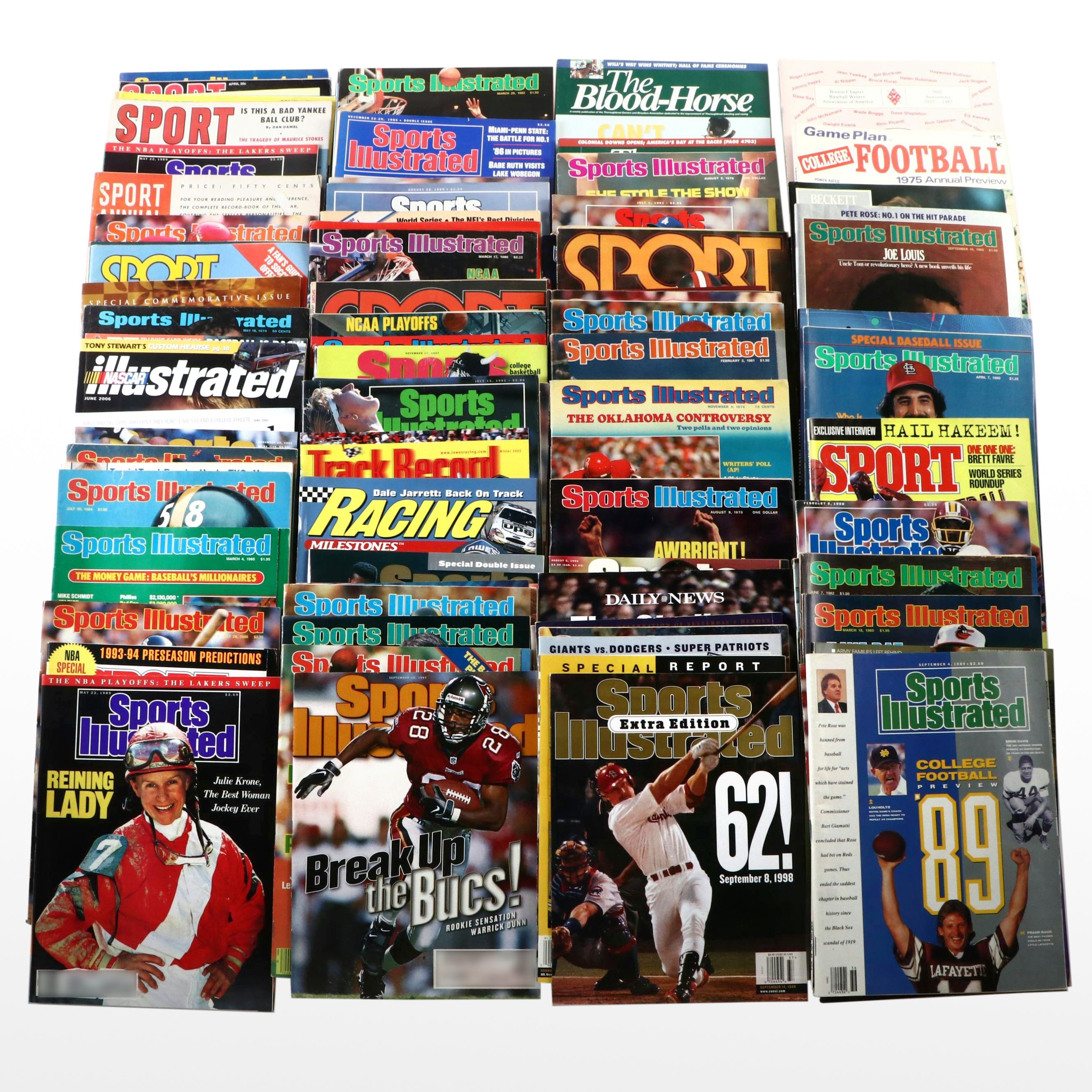 "Sports Illustrated," "Golf Journal," "Sport," and More Sports Magazines