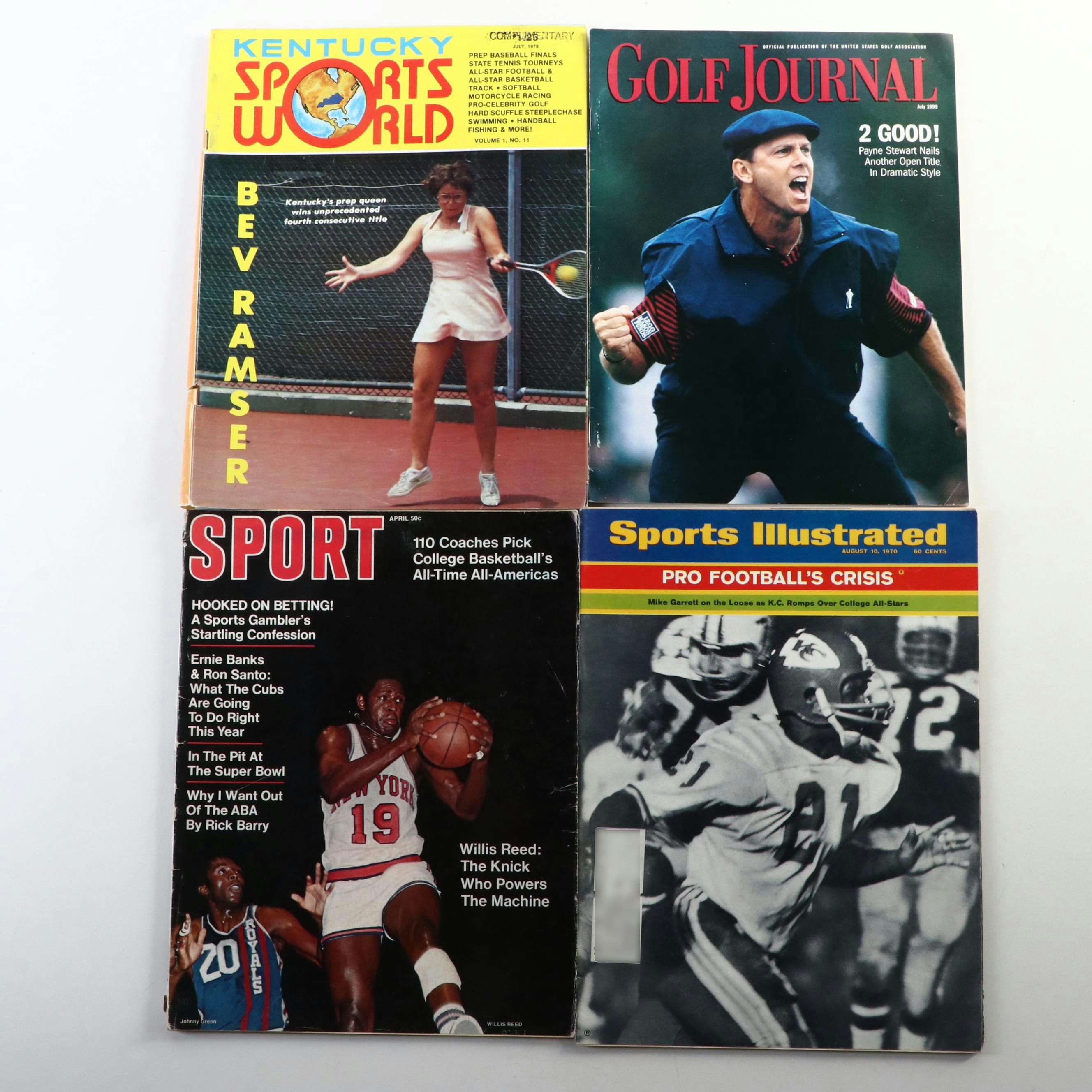 "Sports Illustrated," "Golf Journal," "Sport," and More Sports Magazines