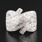 Sterling Diamond Ring