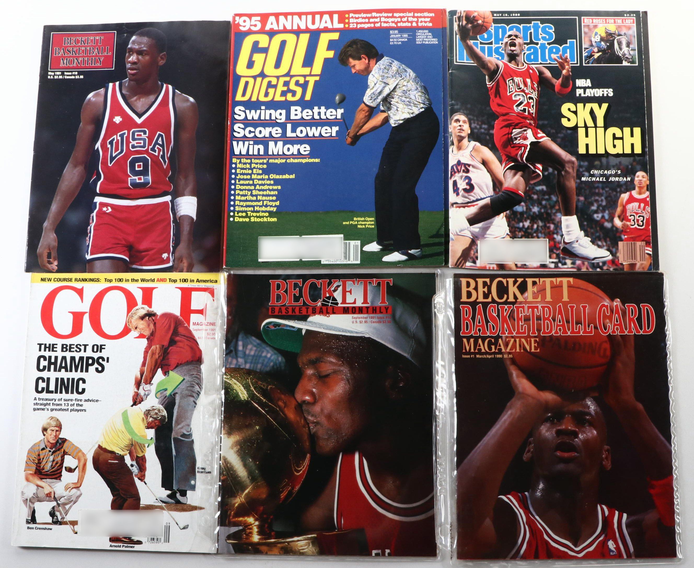 "Beckett," "Sports Illustrated," "Sporting News," and More Sports Magazines