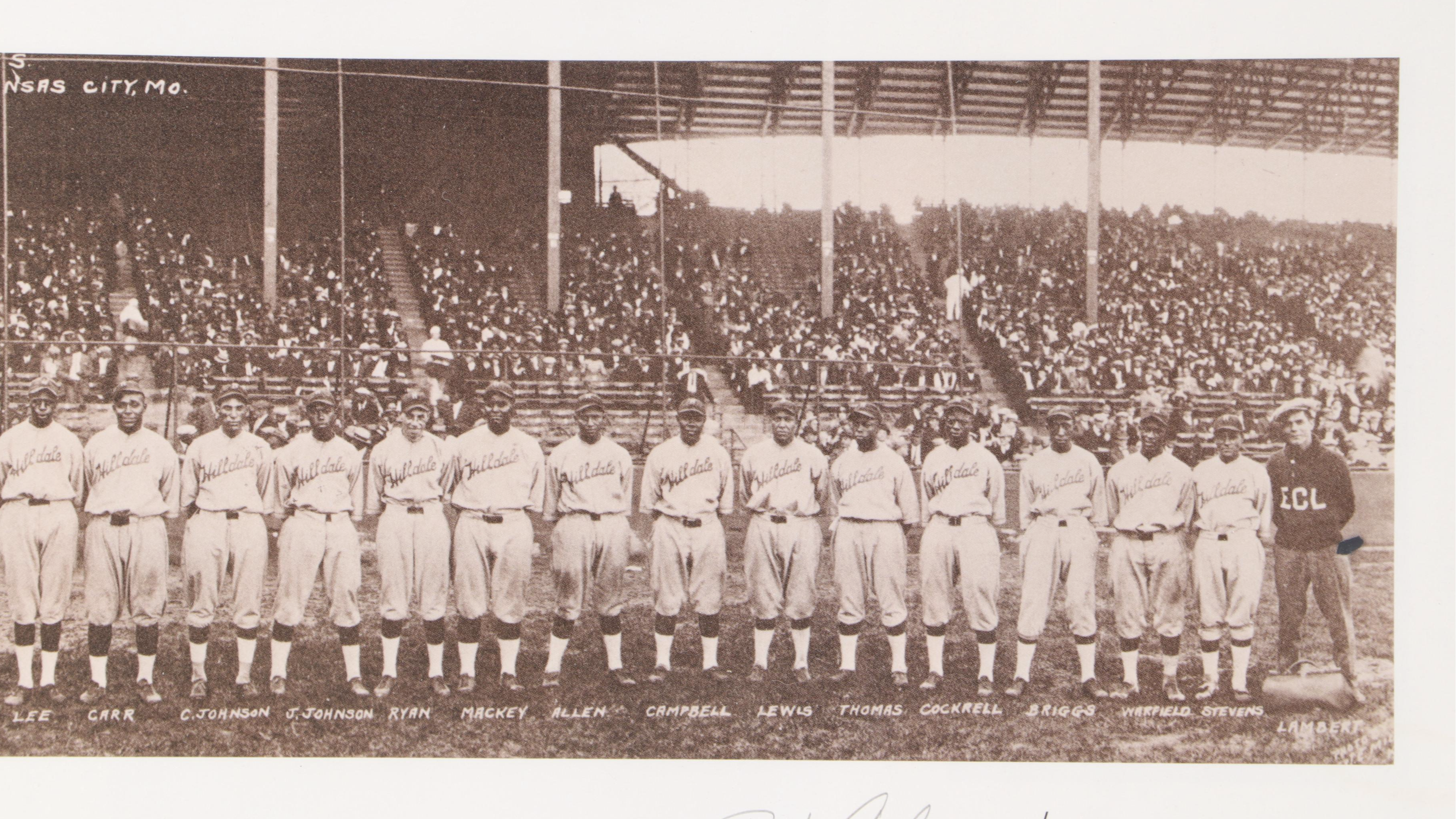 R. H. Gartlan Signed Limited Edition "First Colored World Series" Framed Print