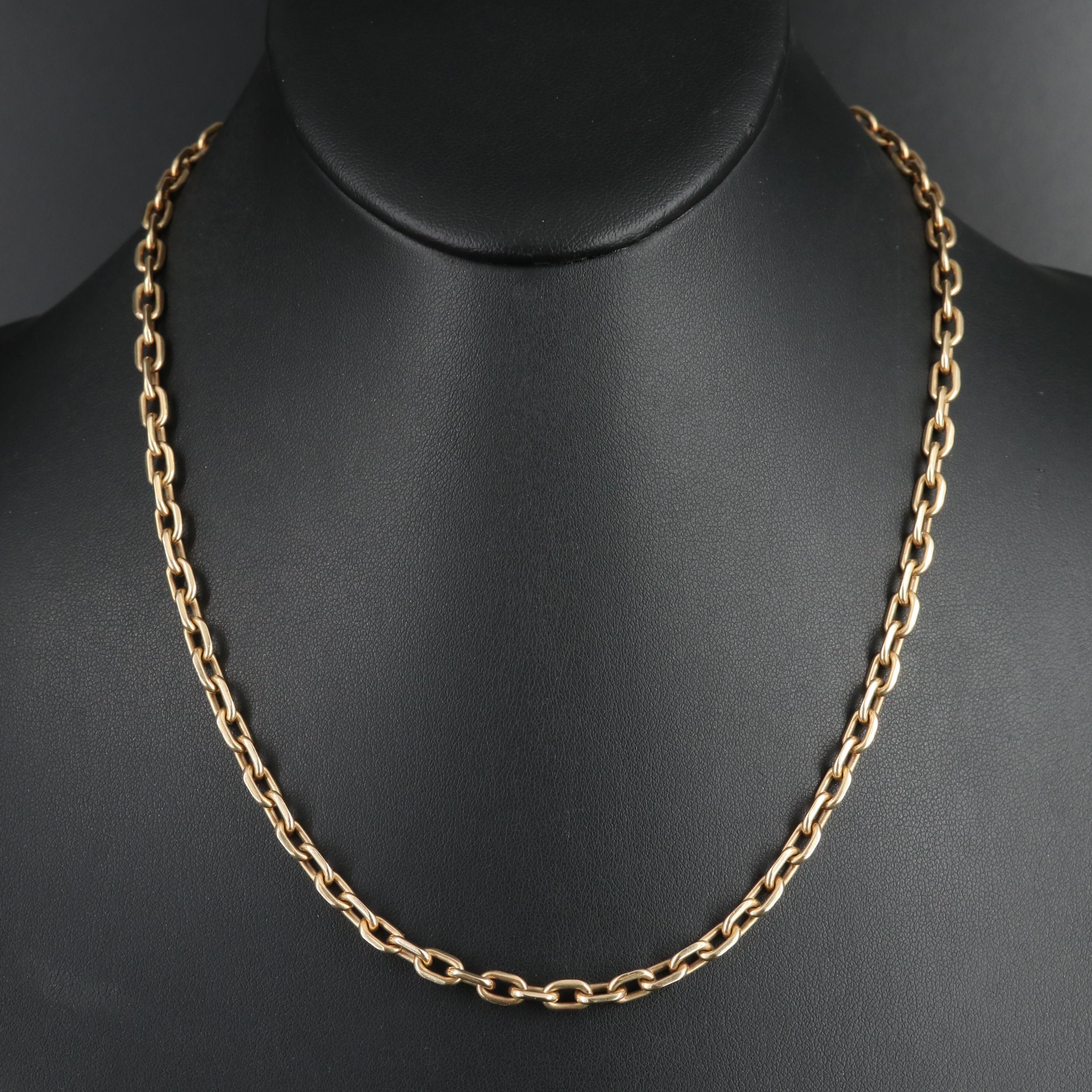 14K Cable Chain Necklace