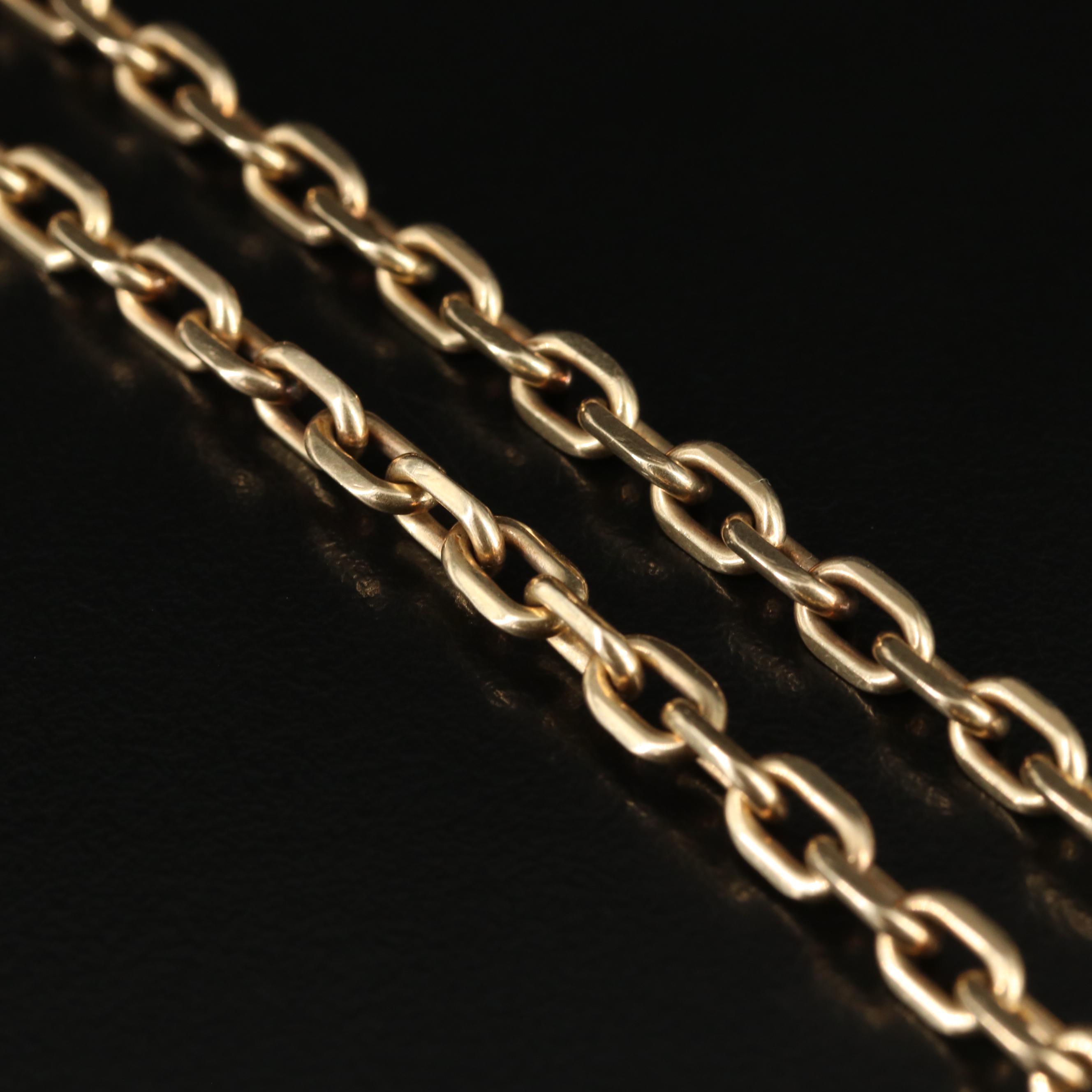 14K Cable Chain Necklace