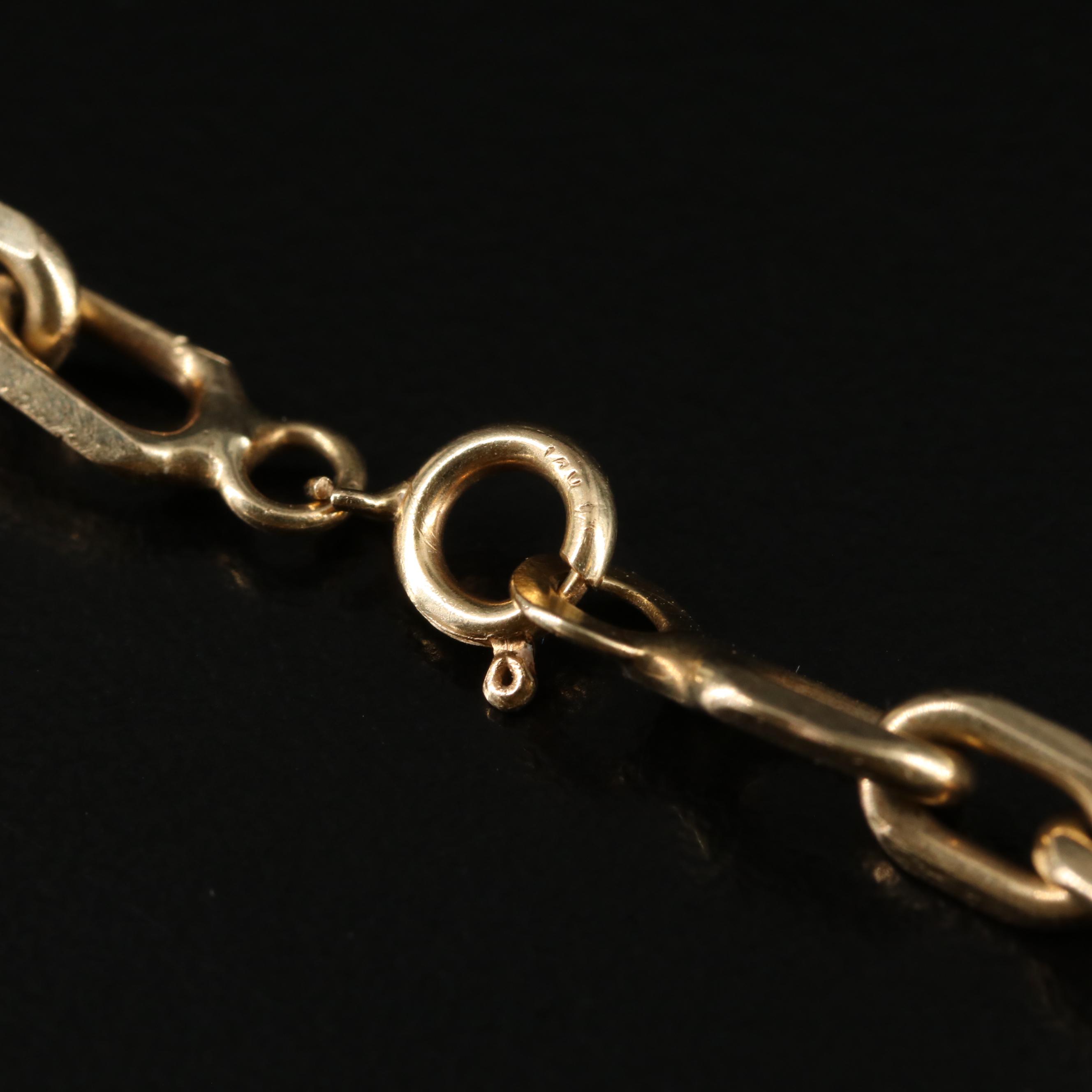 14K Cable Chain Necklace