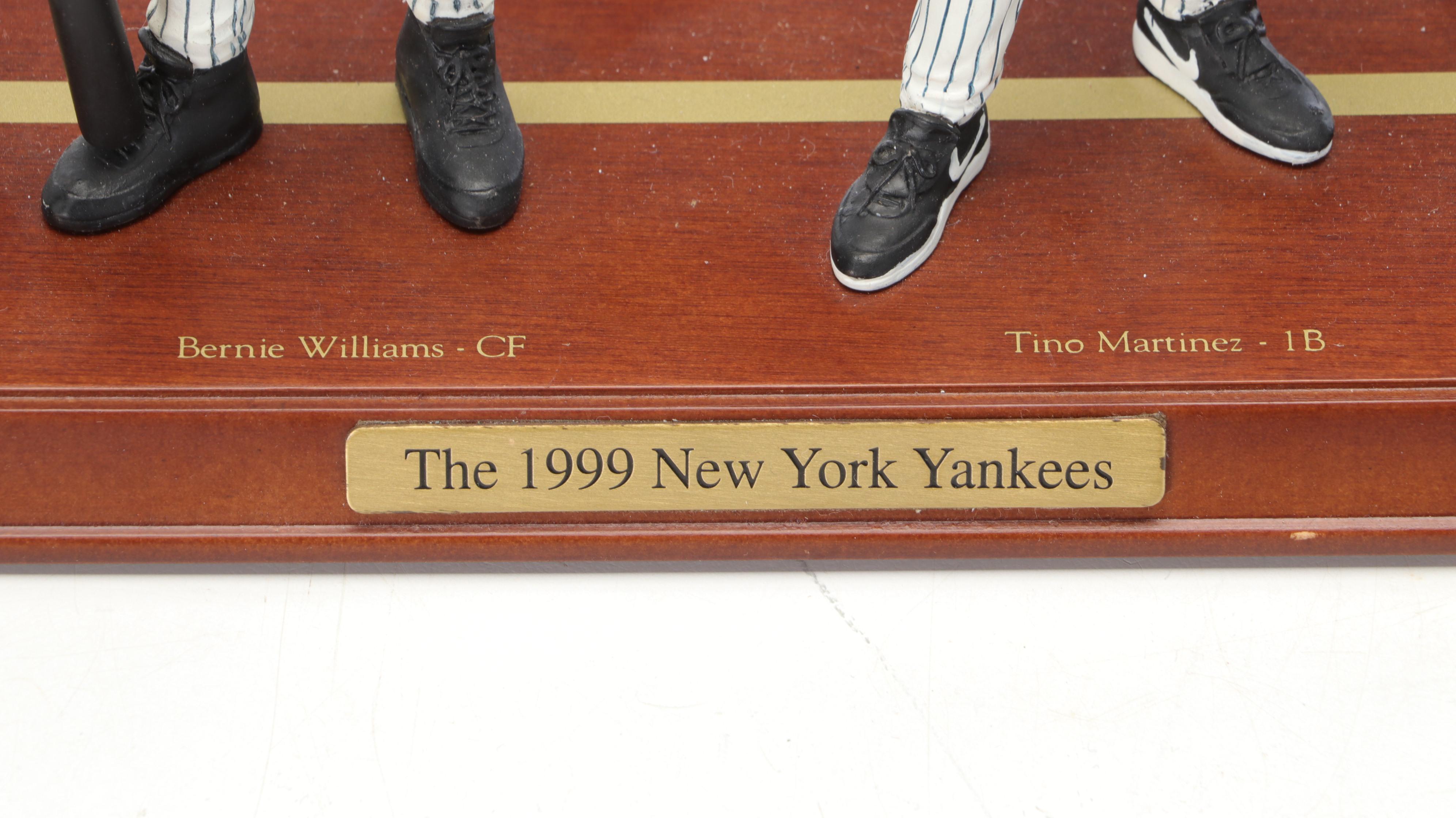 The Danbury Mint 1999 New York Yankees Statues with Jeter, Torre, and More