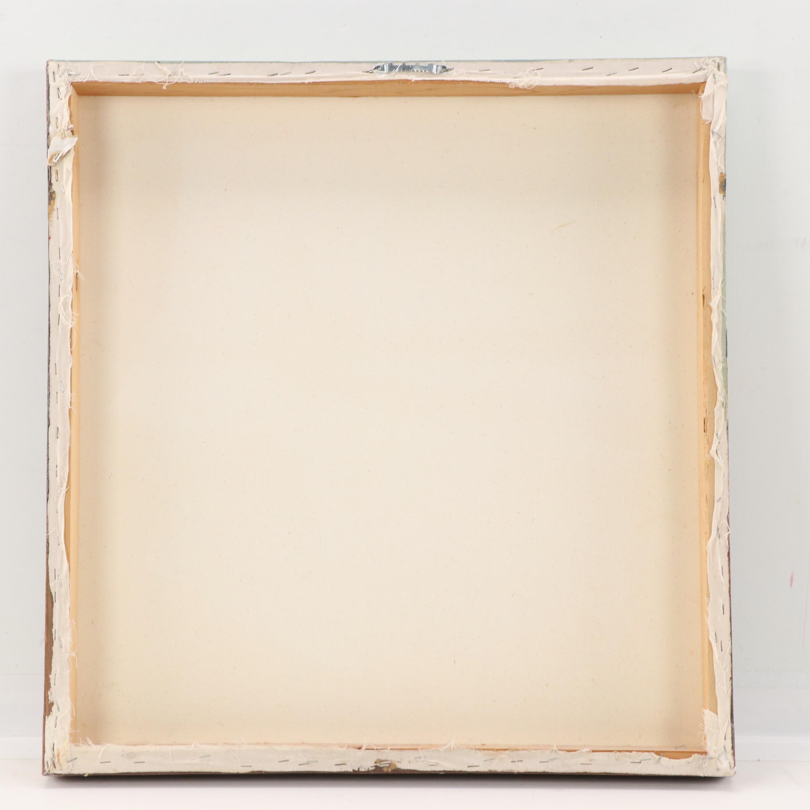 Offset Lithograph of Barren Landscape