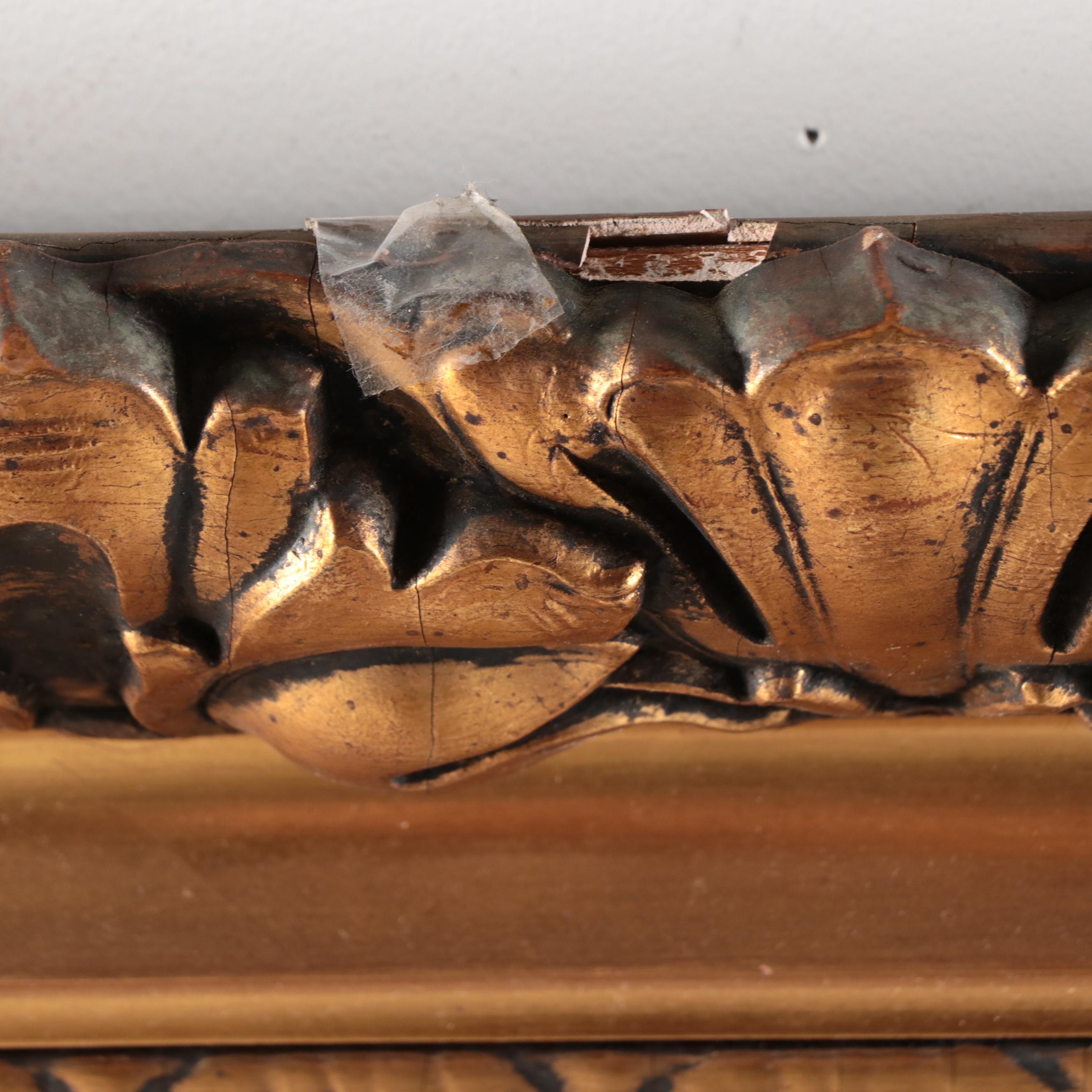 A. Klühspies Amsterdam Flower Market Oil Painting, Early 20th Century