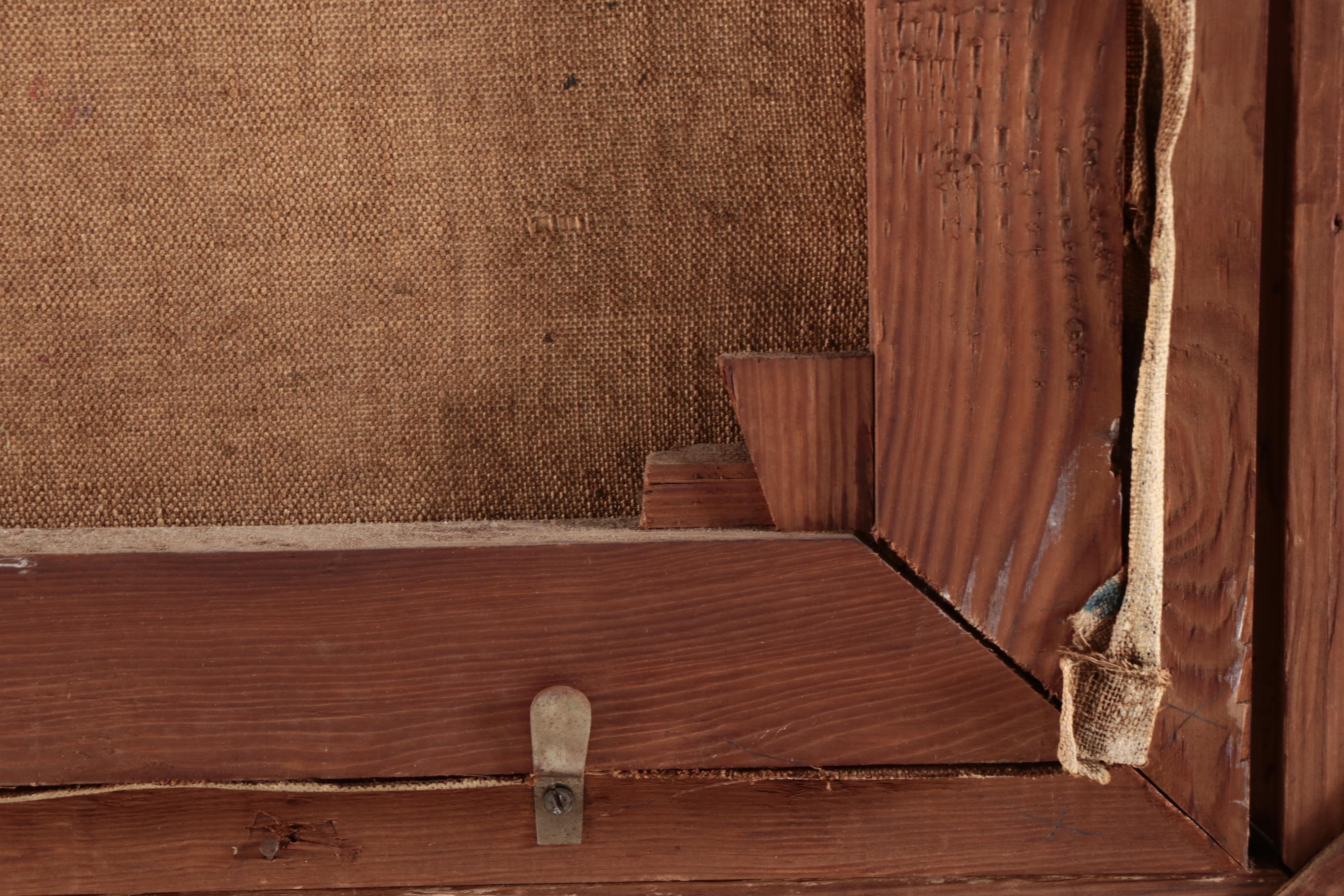 A. Klühspies Amsterdam Flower Market Oil Painting, Early 20th Century