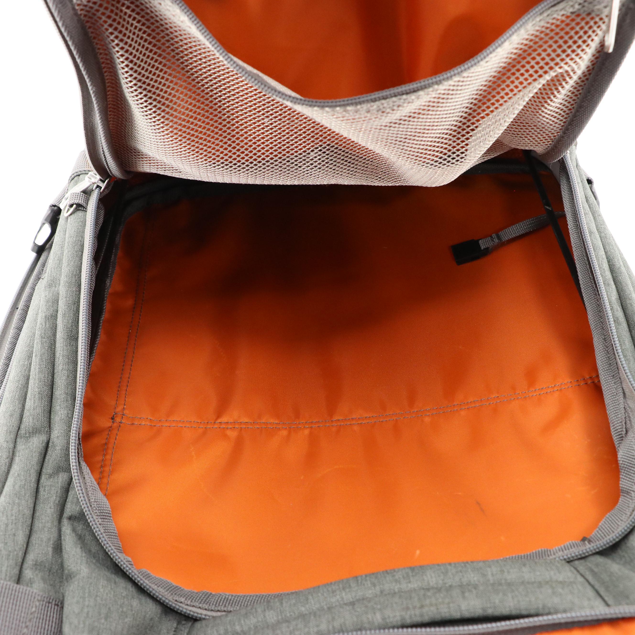 eBags Mother Lode Carry-On Rolling Duffel in Heathered Graphite Polyester & Mesh