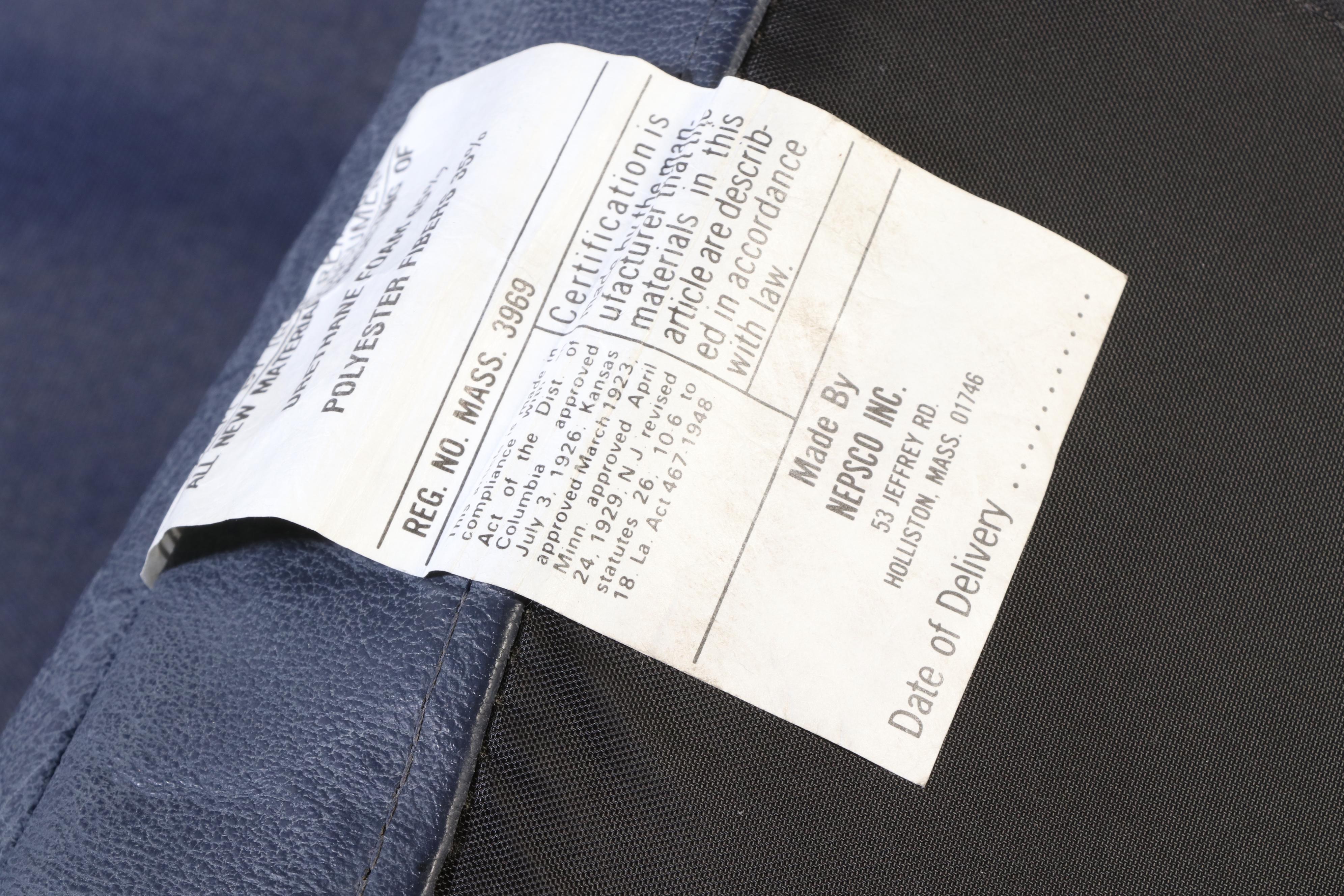 NEPSCO "Backsaver" Modernist Bentwood and Leather Contoured Lounge Chair