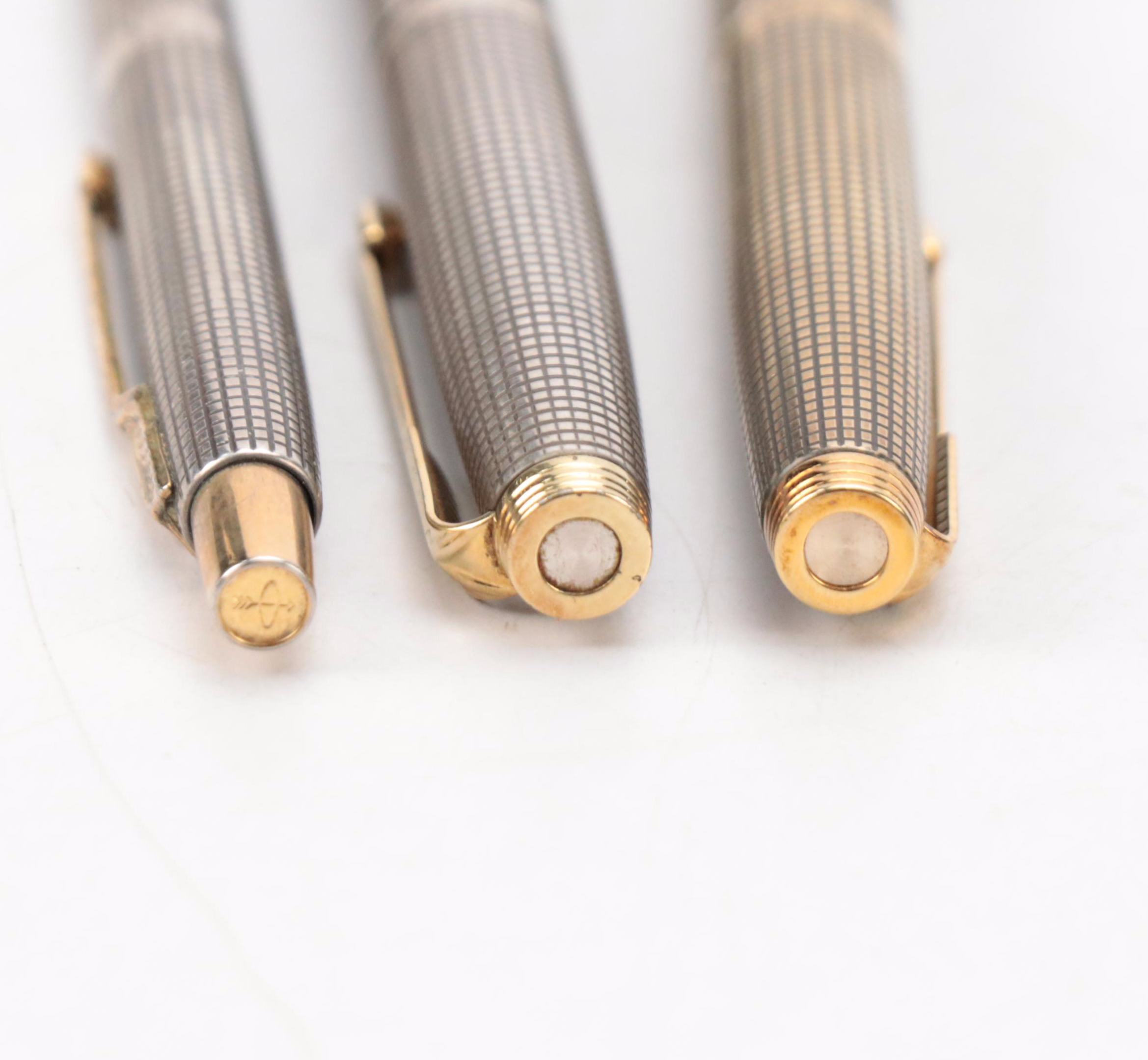 Parker 75 Sterling Silver Pen Collection, 1960s