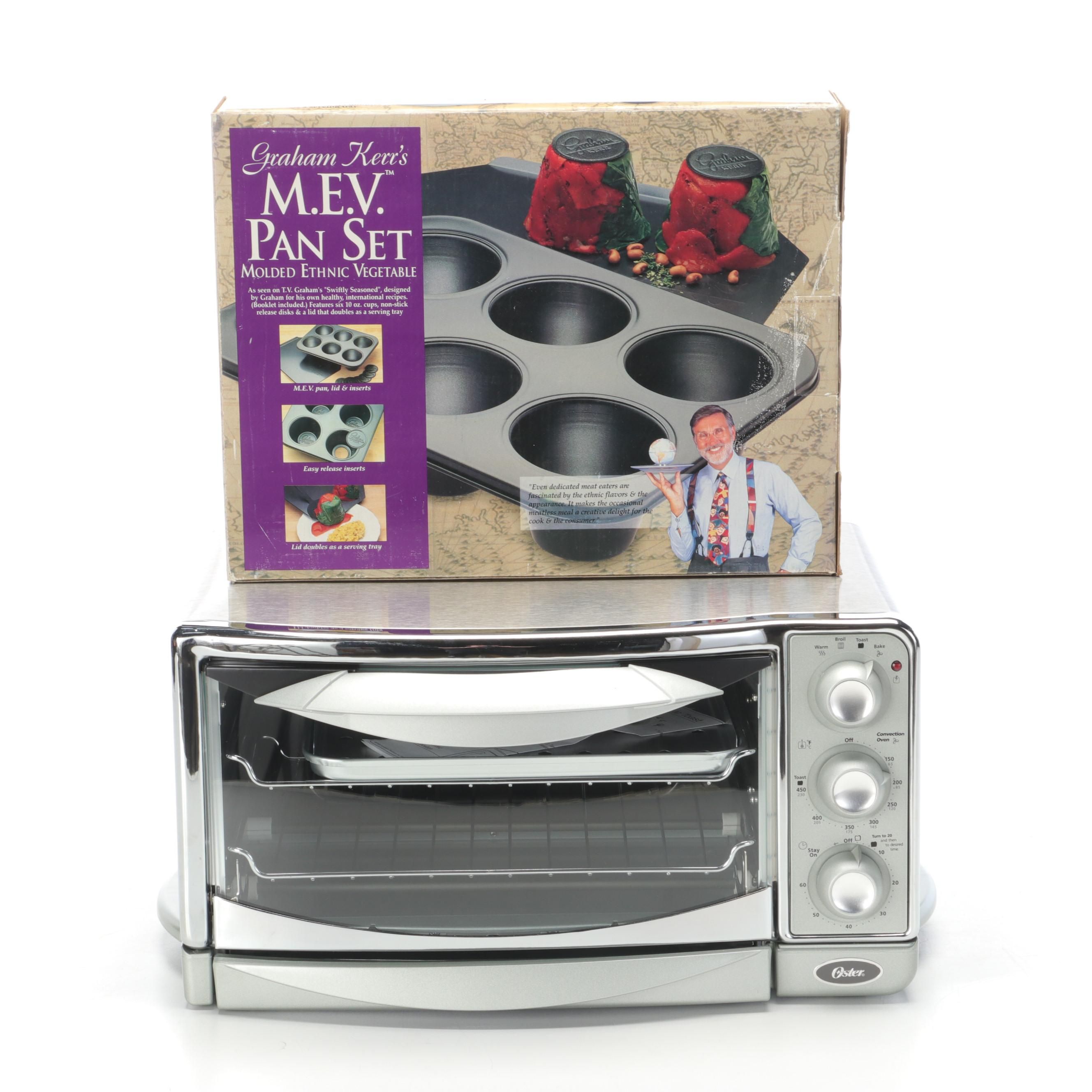 Oster 6297 Toaster Oven with Graham Kerr's M.E.V. Pan Set