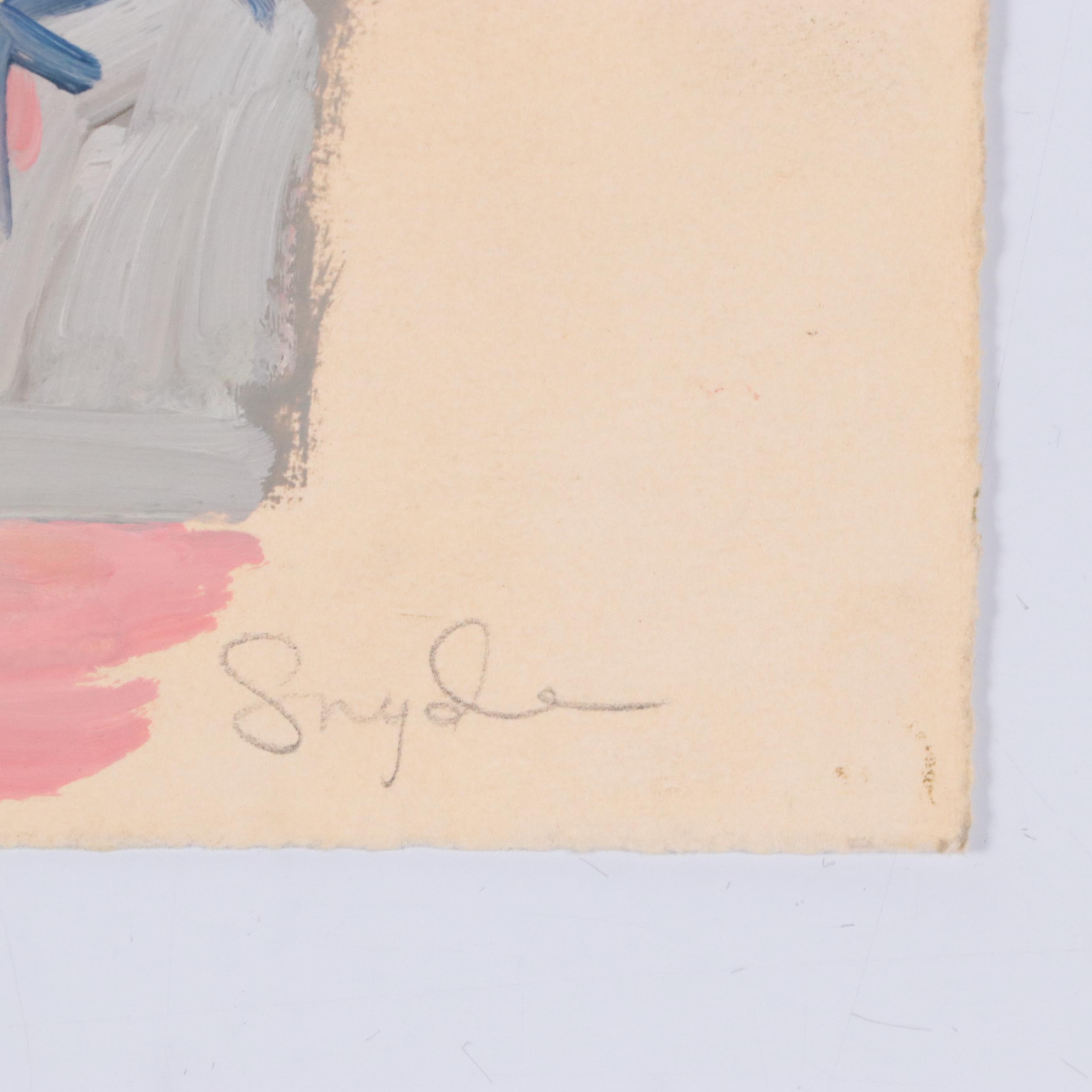 Richard Snyder Modernist Still Life Oil Painting