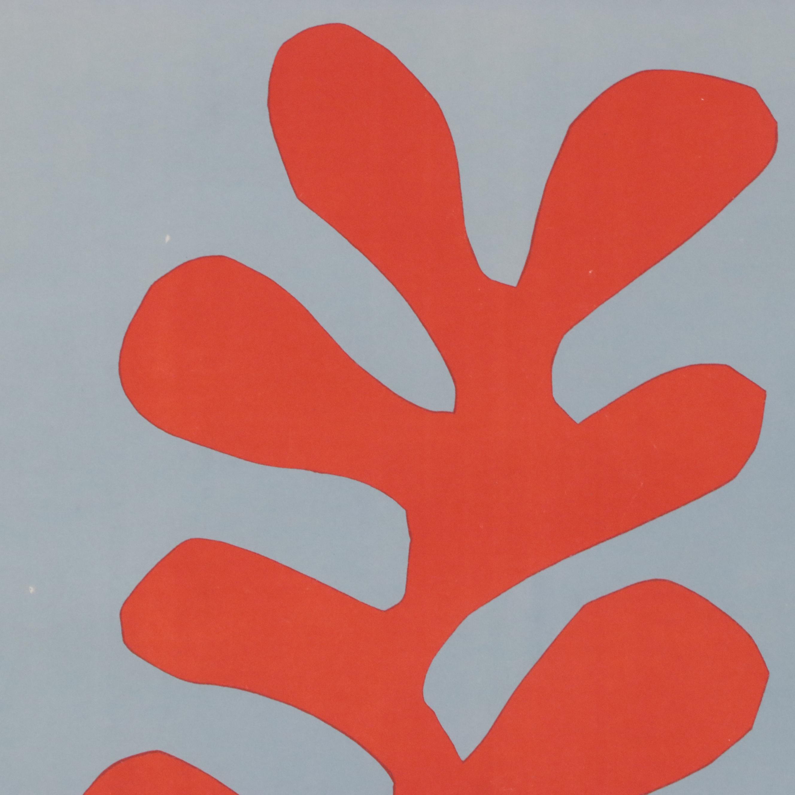 Lithograph After Henri Matisse "Papiers découpés" From "Art in Posters," 1959