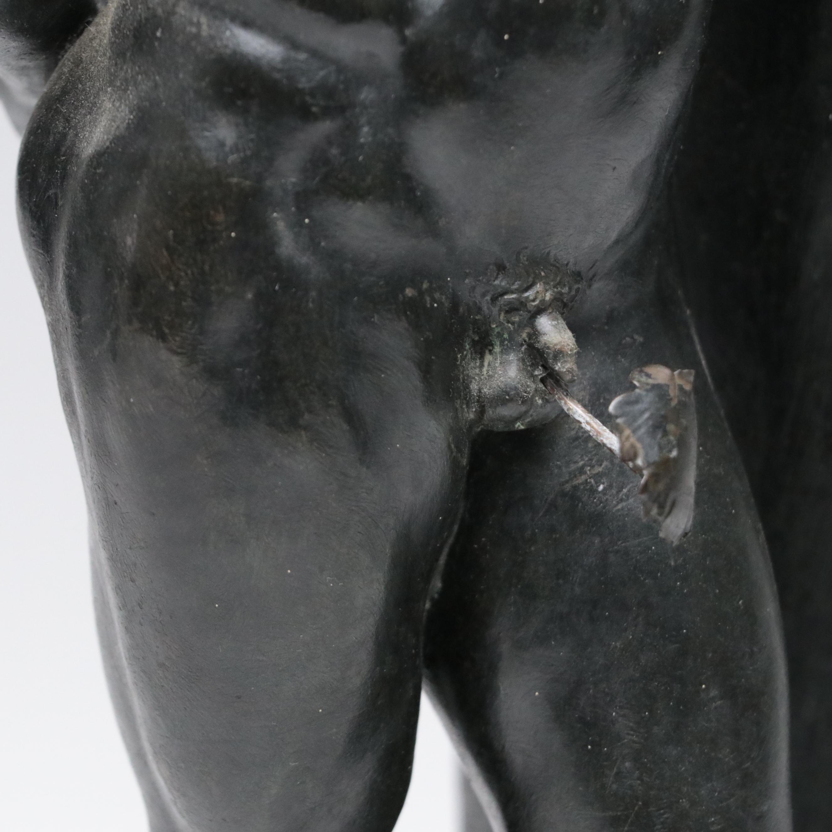 Italian Bronze Figure After The Farnese Hercules, Fonderia Sommer, Napoli