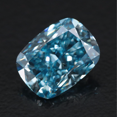 Loose 2.52 CT Lab Grown Fancy Intense Blue Diamond