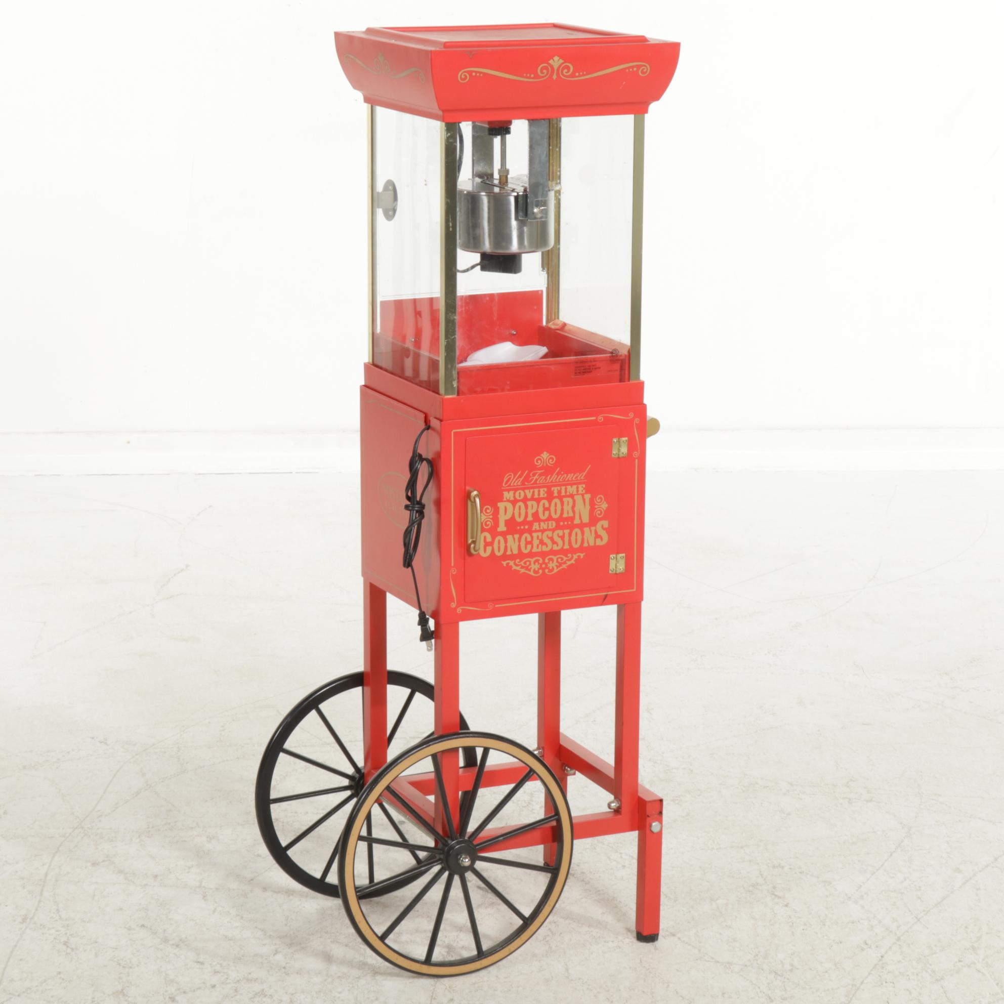 Nostalgia Electrics Popcorn Maker Cart