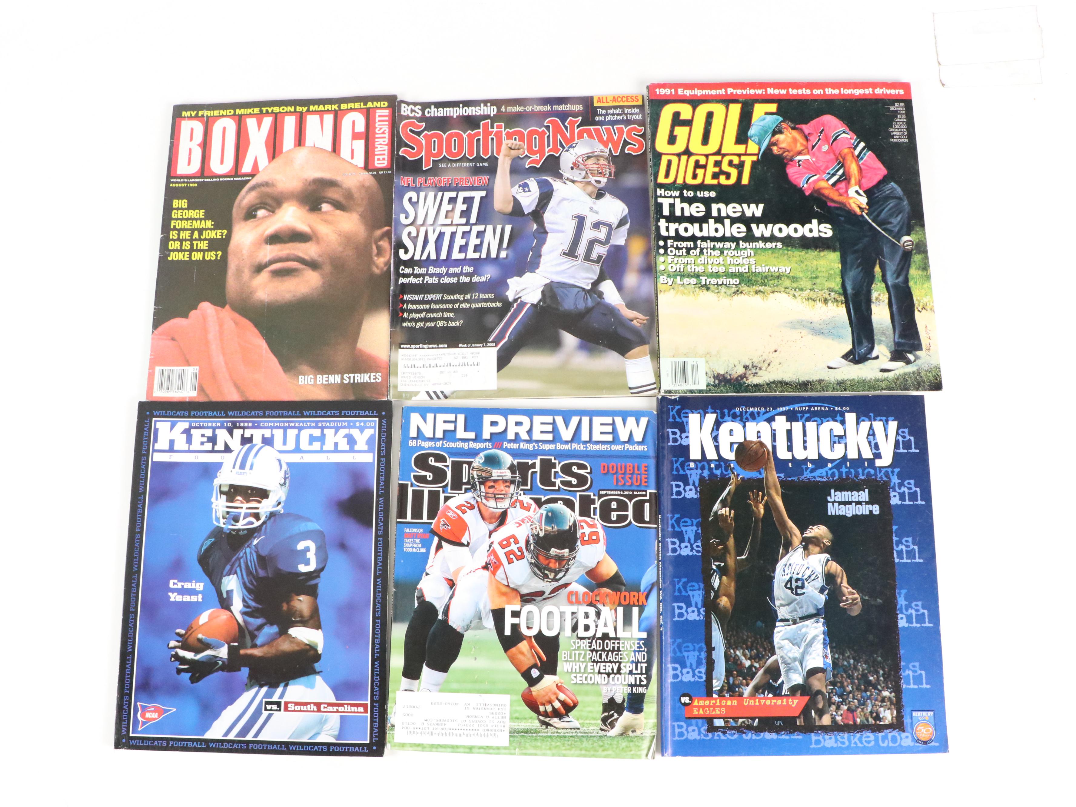 "Golf Digest," "Sports Illustrated," and More Sports Magazines with Programs