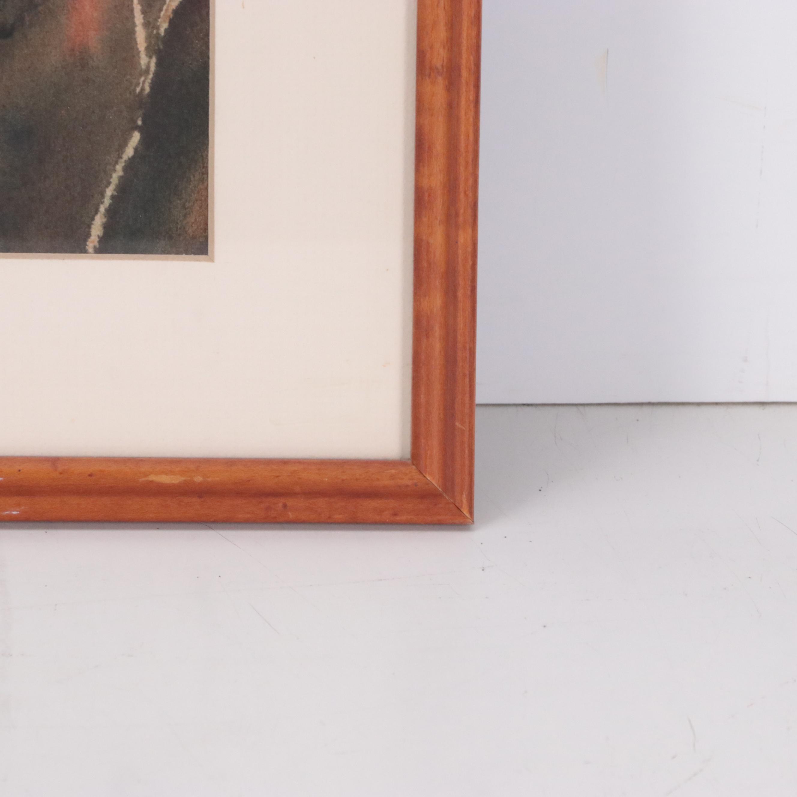 Mary Custer Woodland Watercolor Painting