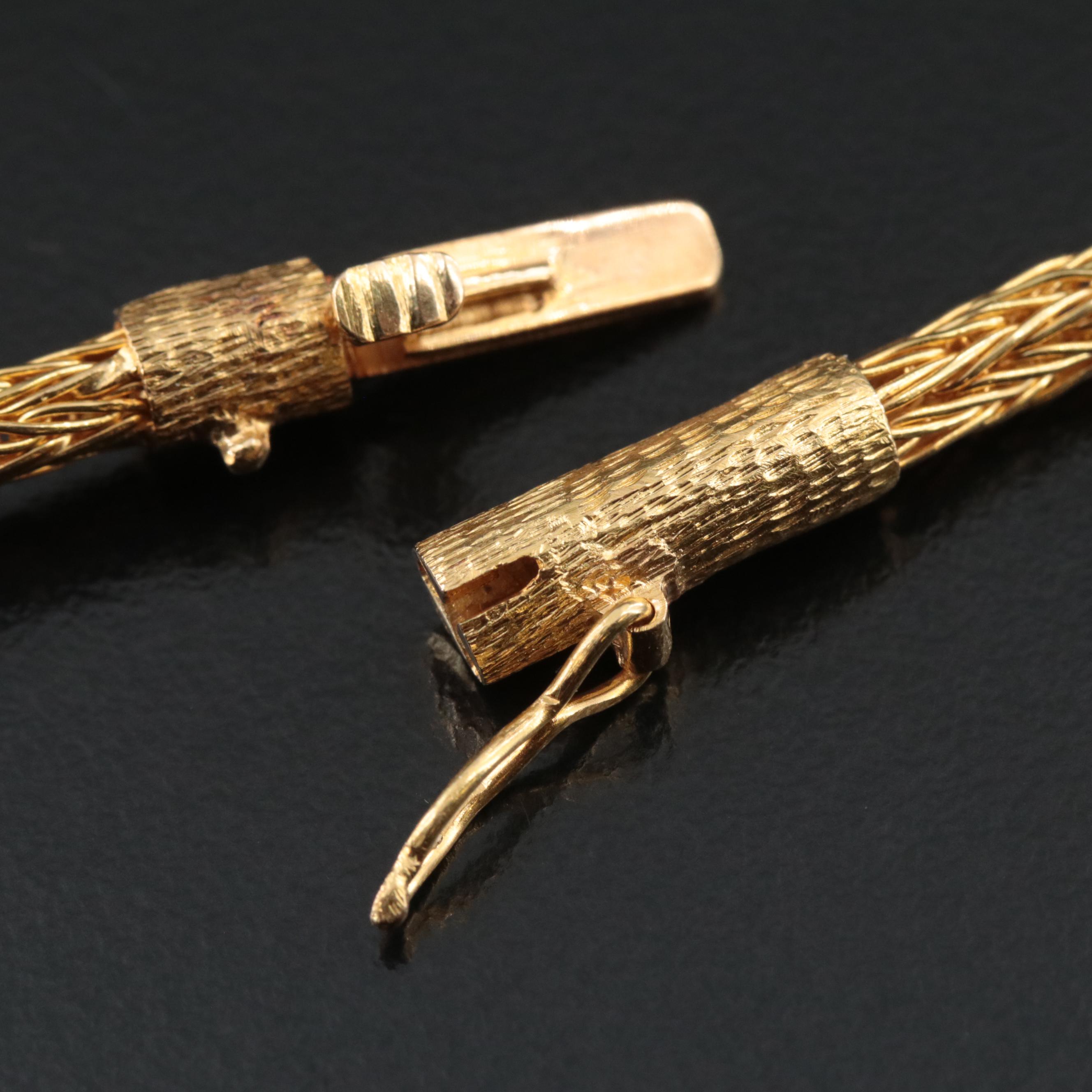 18K Woven Chain Necklace